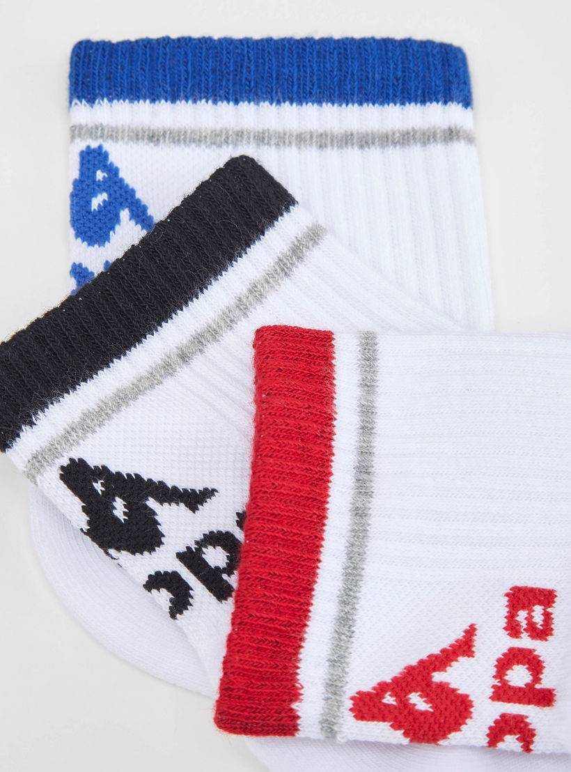 جوارب متنوّعة بطول الكاحل من كابا - طقم من 3-men-socks-image-1