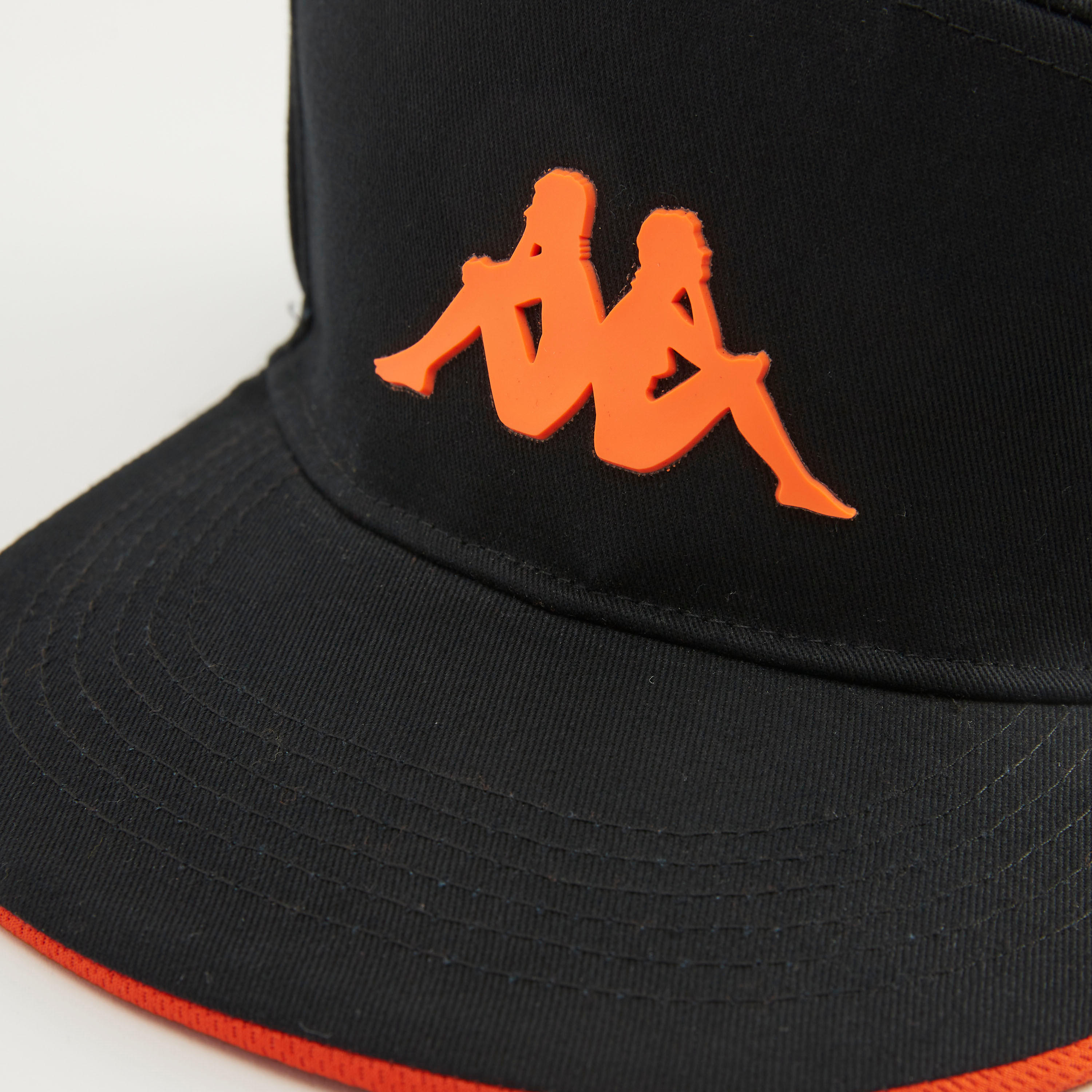 Kappa Textured Baseball Cap with Snap Closure-men-caps-image-2