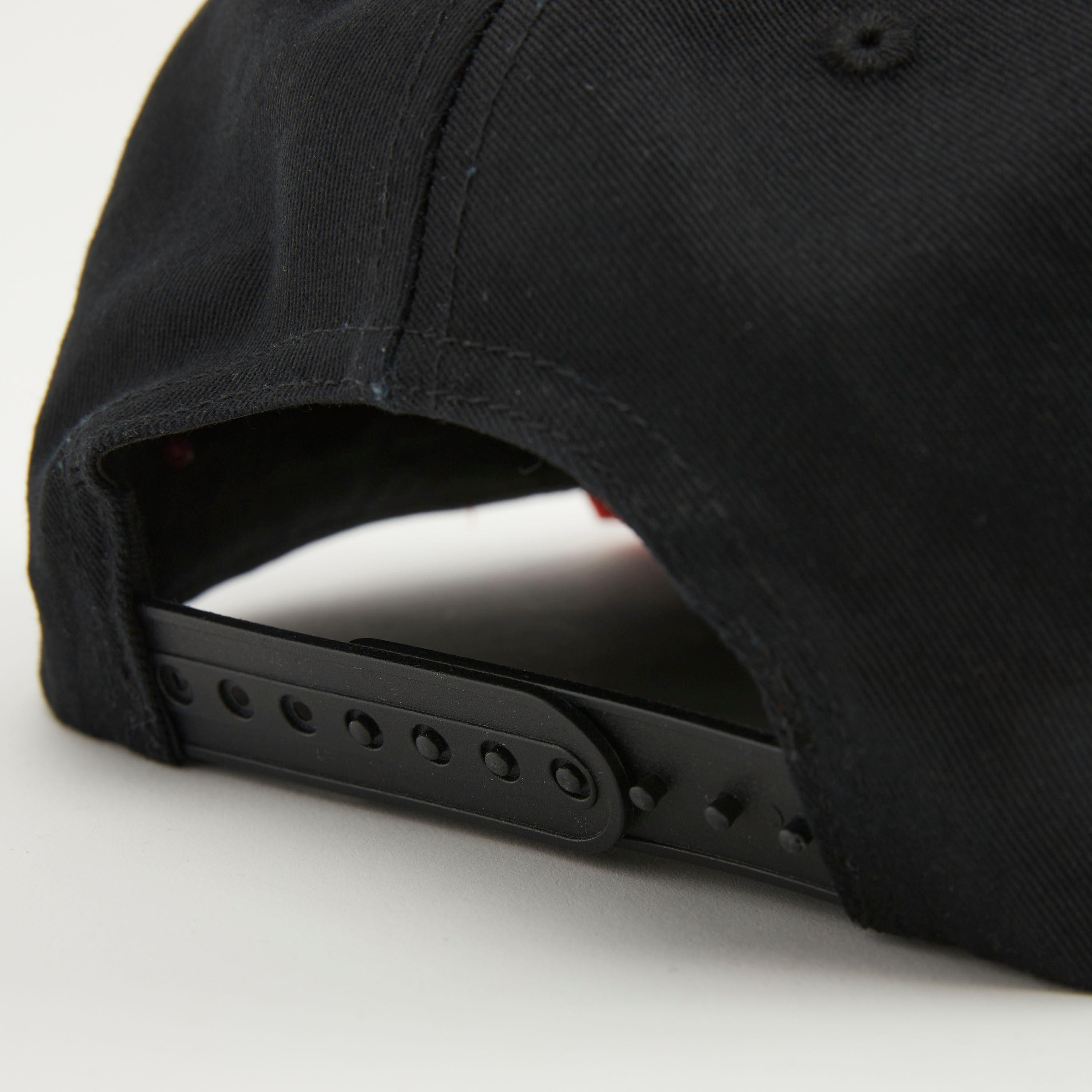 Kappa Textured Baseball Cap with Snap Closure-men-caps-image-5