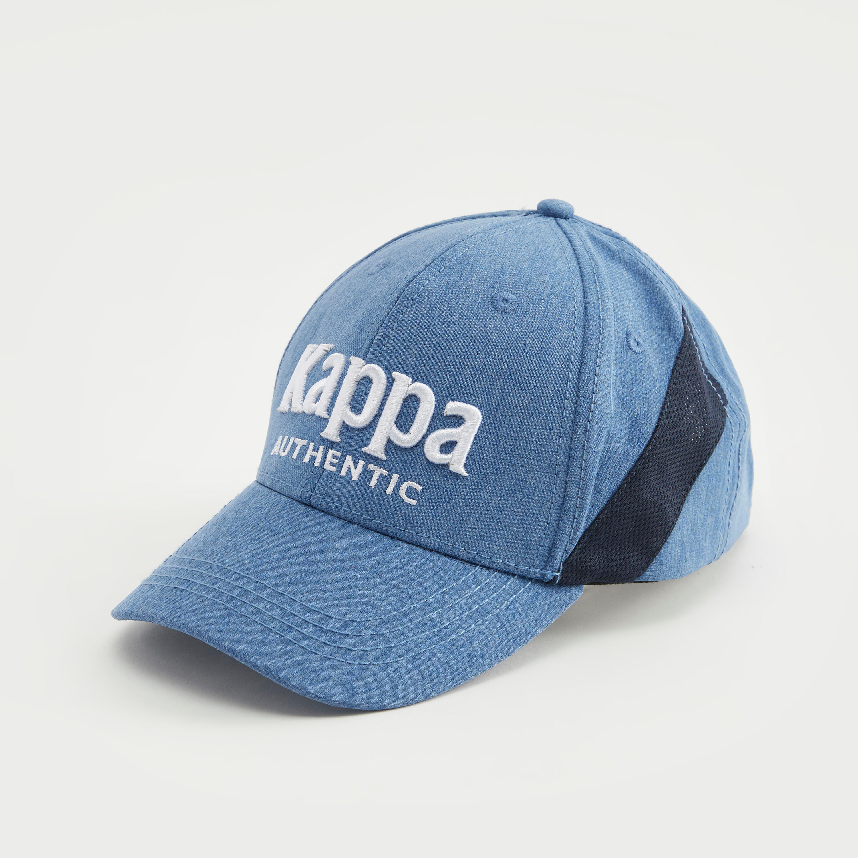 Kappa Logo Embroidered Textured Cap-men-caps-image-1