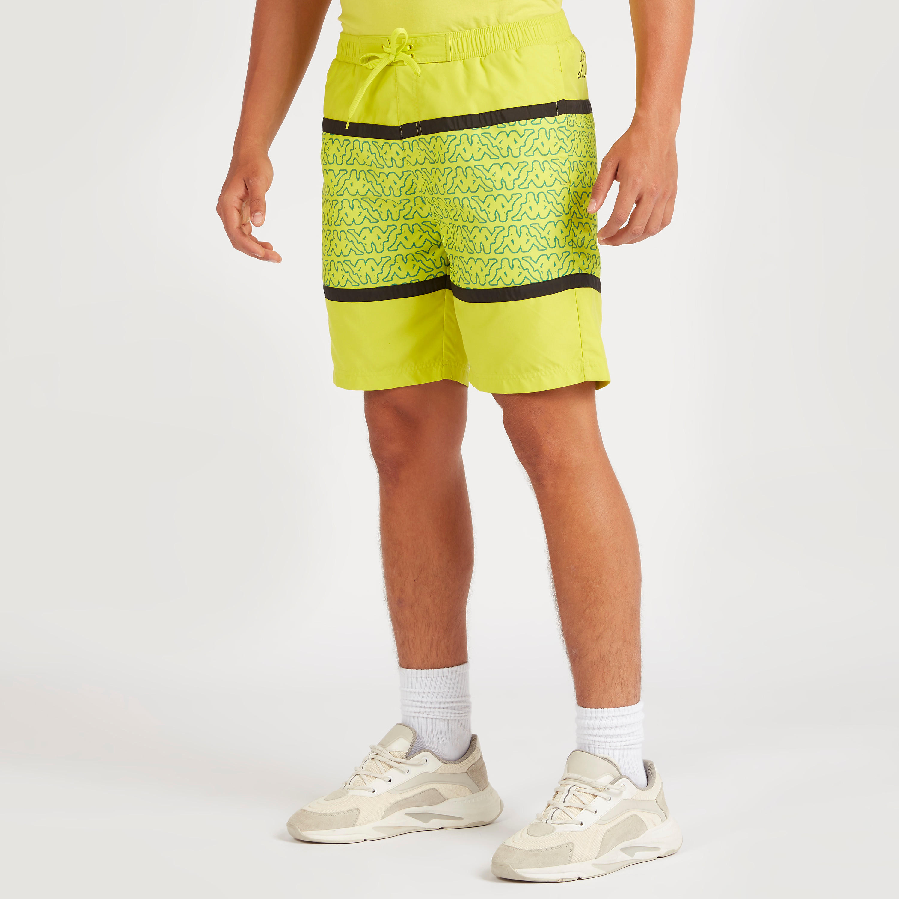 Kappa Printed Shorts with Drawstring Closure and Pockets-men-clothing-sportswearandactivewear-bottoms-image-1