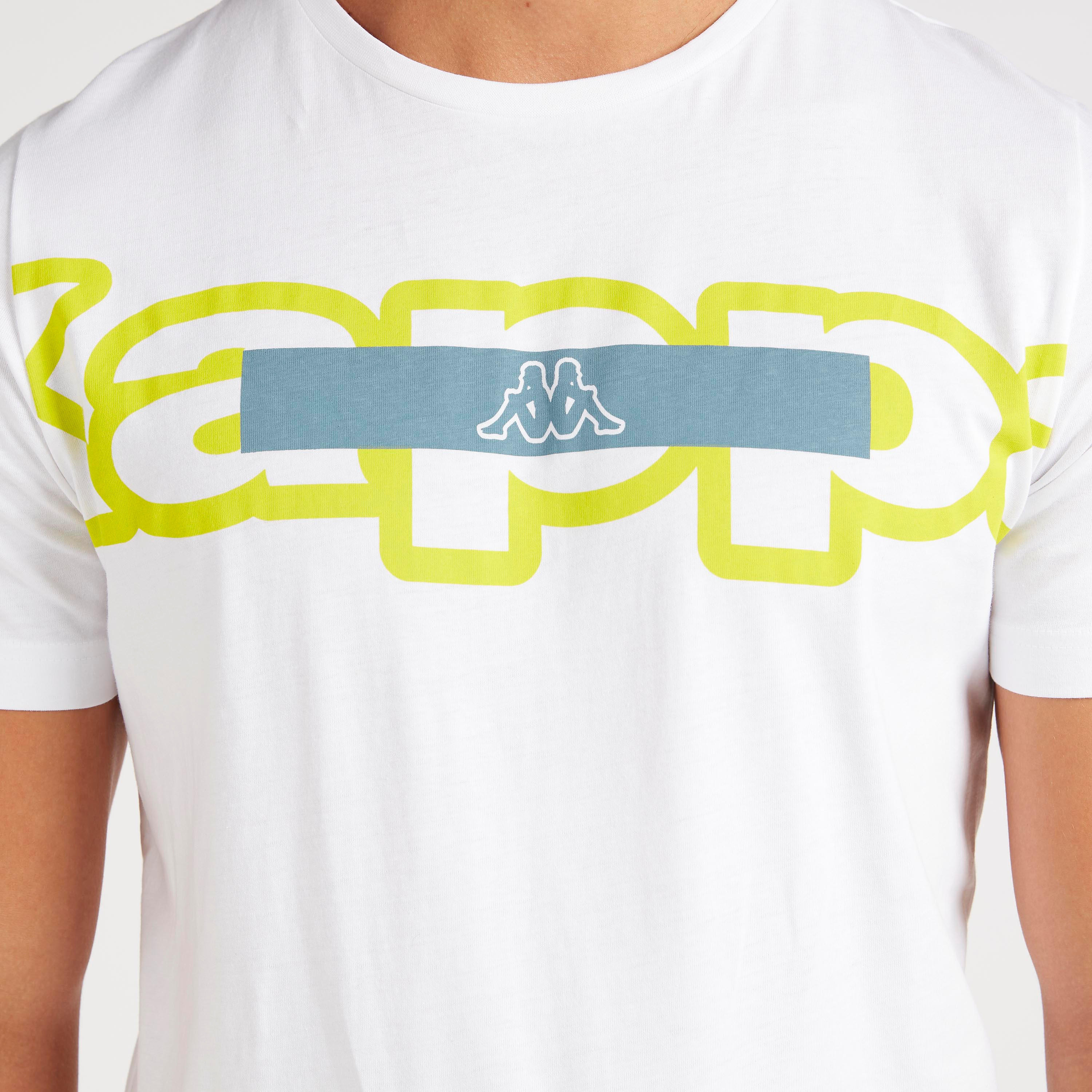 تيشيرت بطبعات وياقة ضيّقة وأكمام قصيرة من كابا-men-clothing-sportswearandactivewear-tshirtsandpolos-image-3