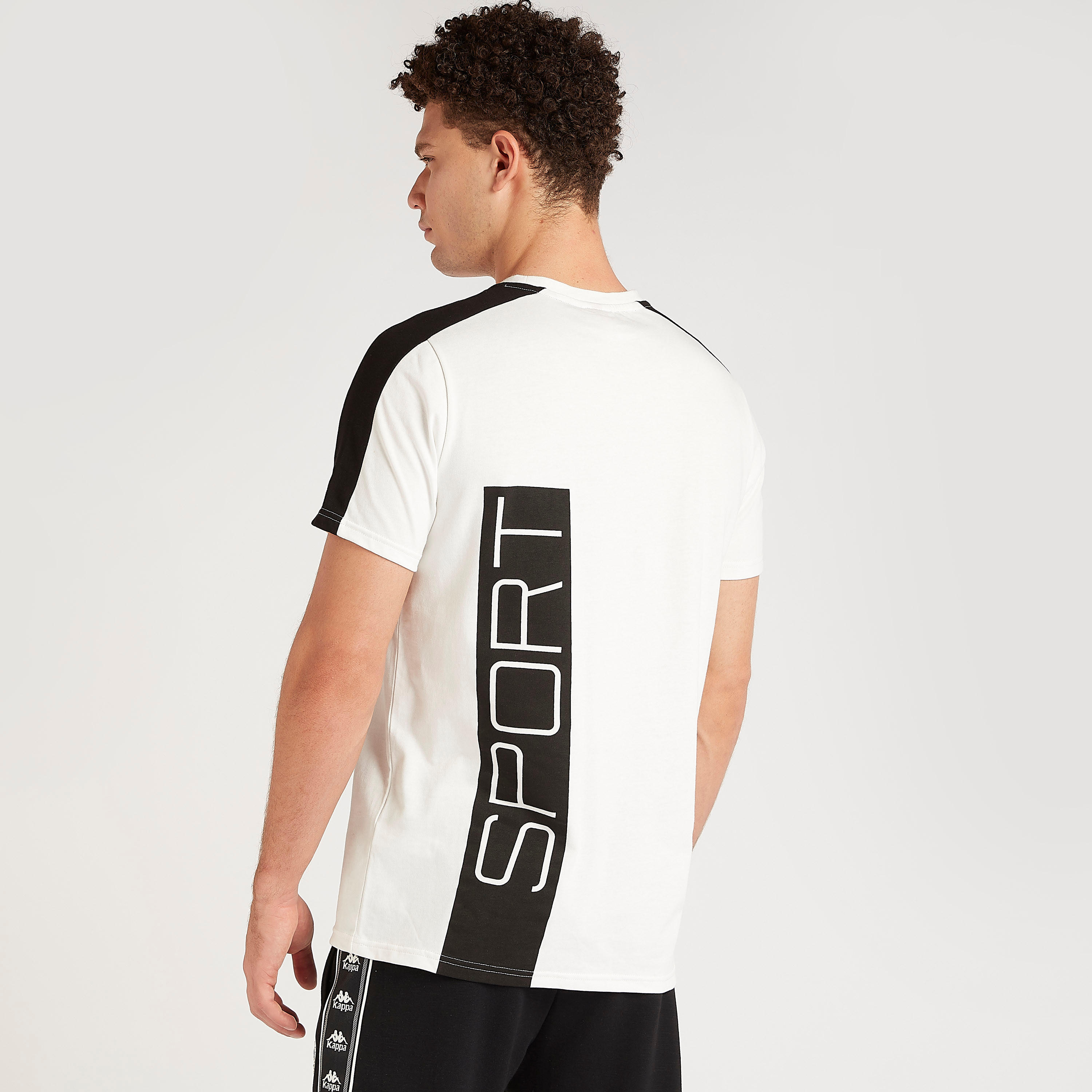 Kappa Graphic Print T-shirt with Short Sleeves-men-clothing-sportswearandactivewear-tshirtsandpolos-image-4