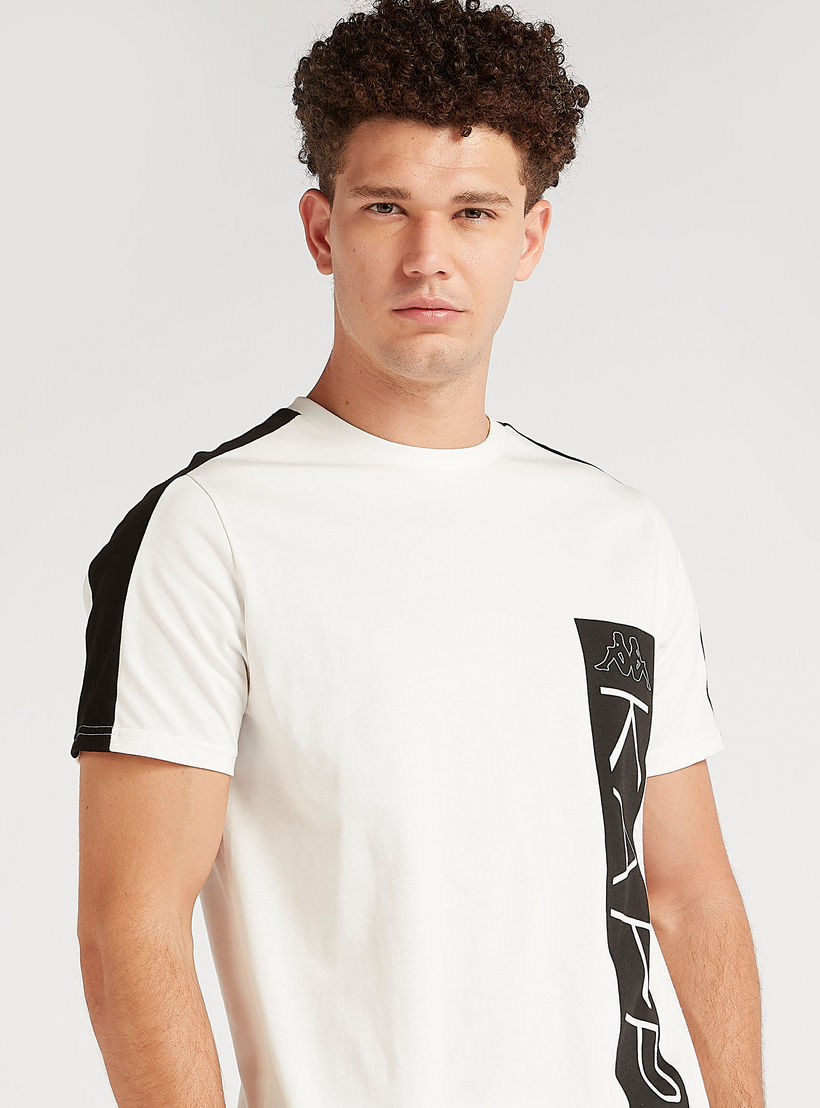 Kappa Graphic Print T-shirt with Short Sleeves-men-clothing-sportswearandactivewear-tshirtsandpolos-image-5