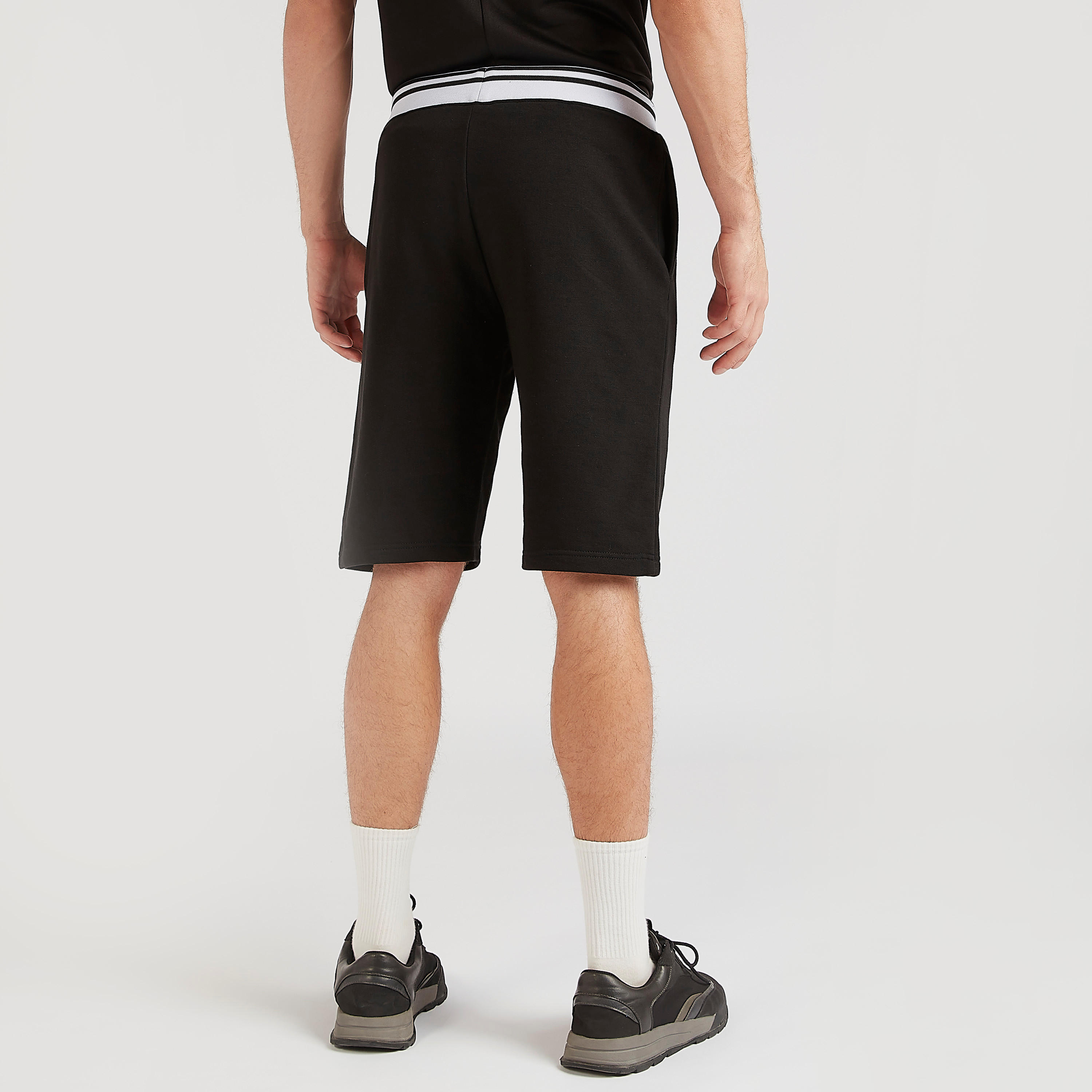 Kappa Solid Shorts with Elasticated Waistband-men-clothing-sportswearandactivewear-bottoms-image-4