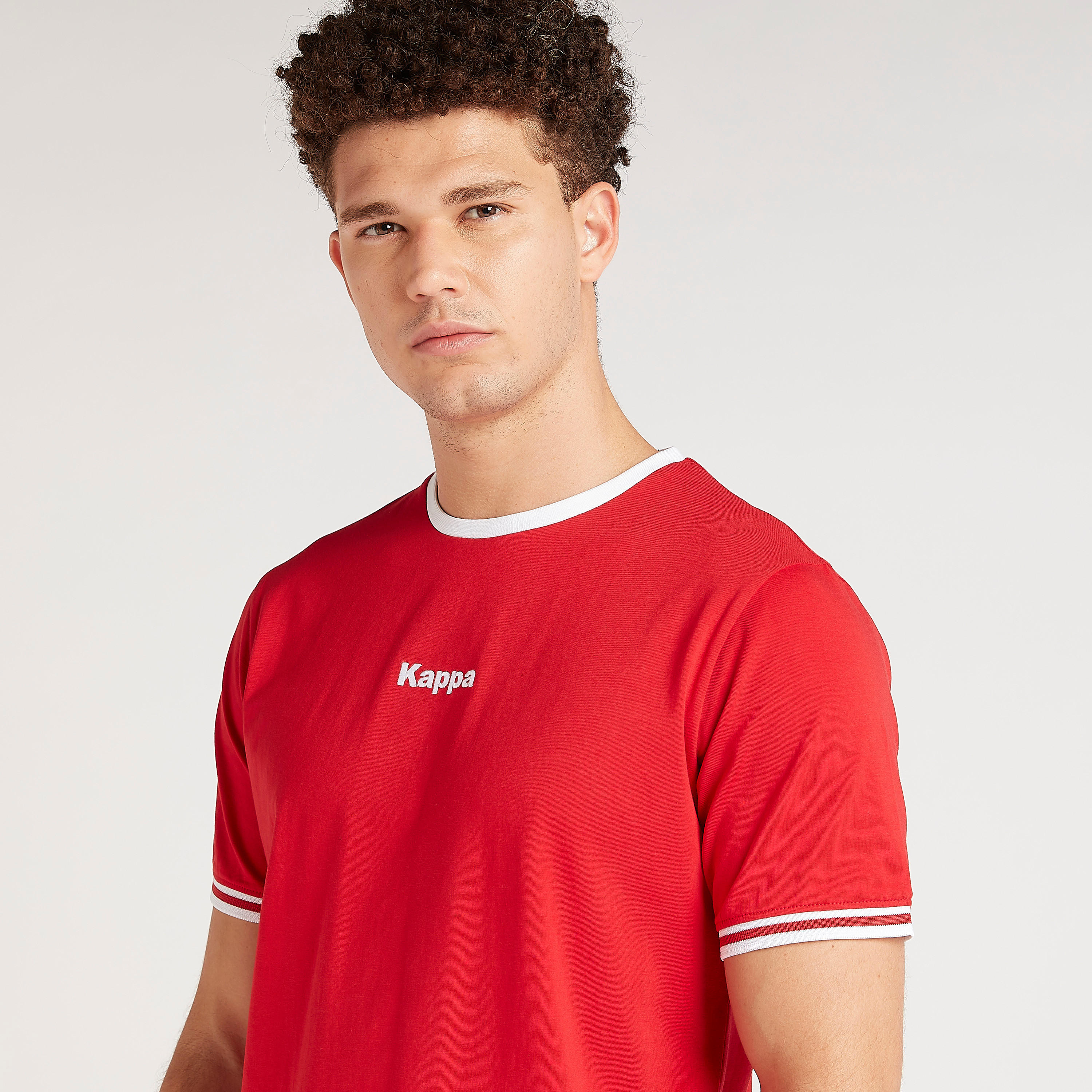 Kappa Printed T-shirt with Crew Neck and Short Sleeves-men-clothing-sportswearandactivewear-tshirtsandpolos-image-3