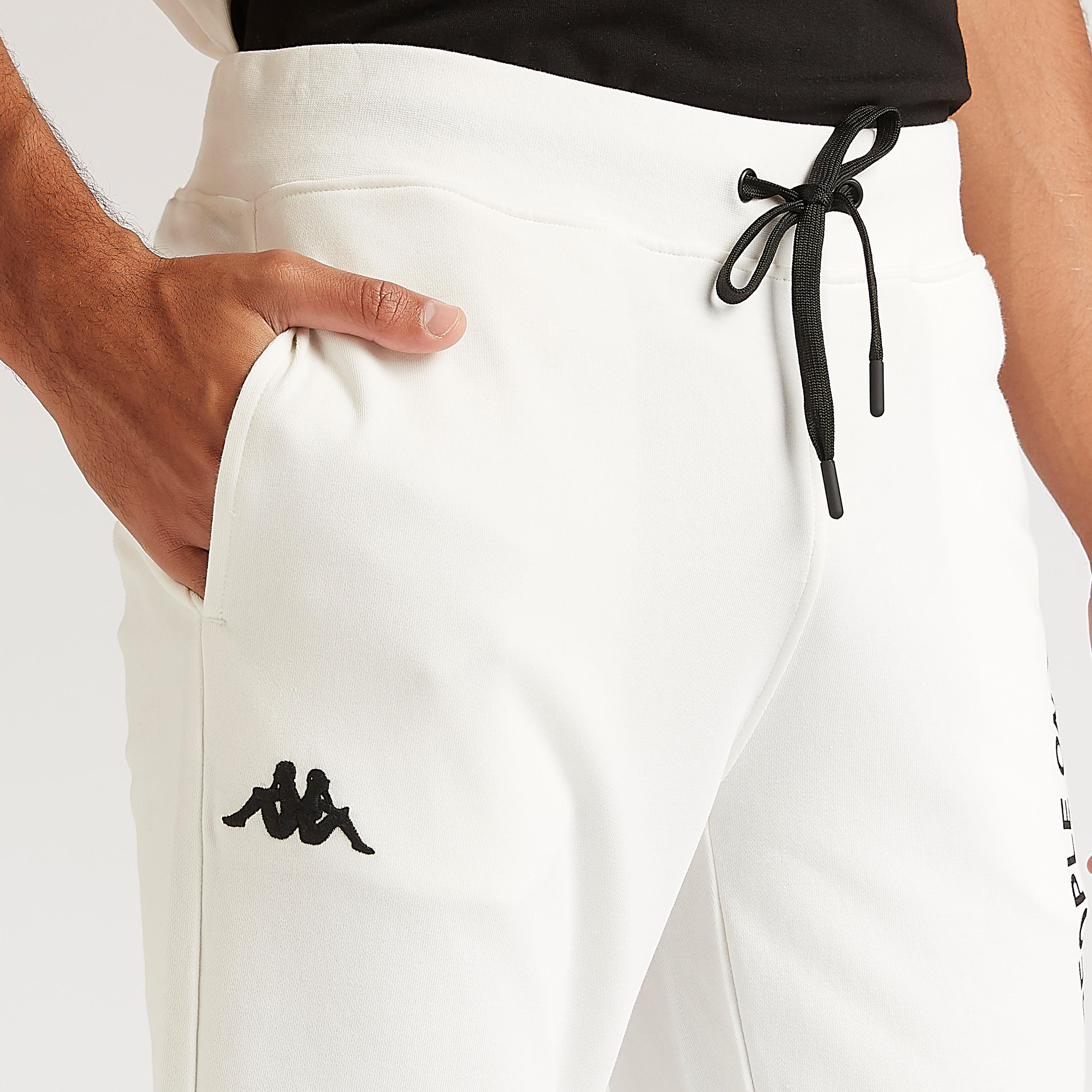 Kappa Embroidered Joggers with Drawstring Closure-men-clothing-sportswearandactivewear-tracksuits-image-3