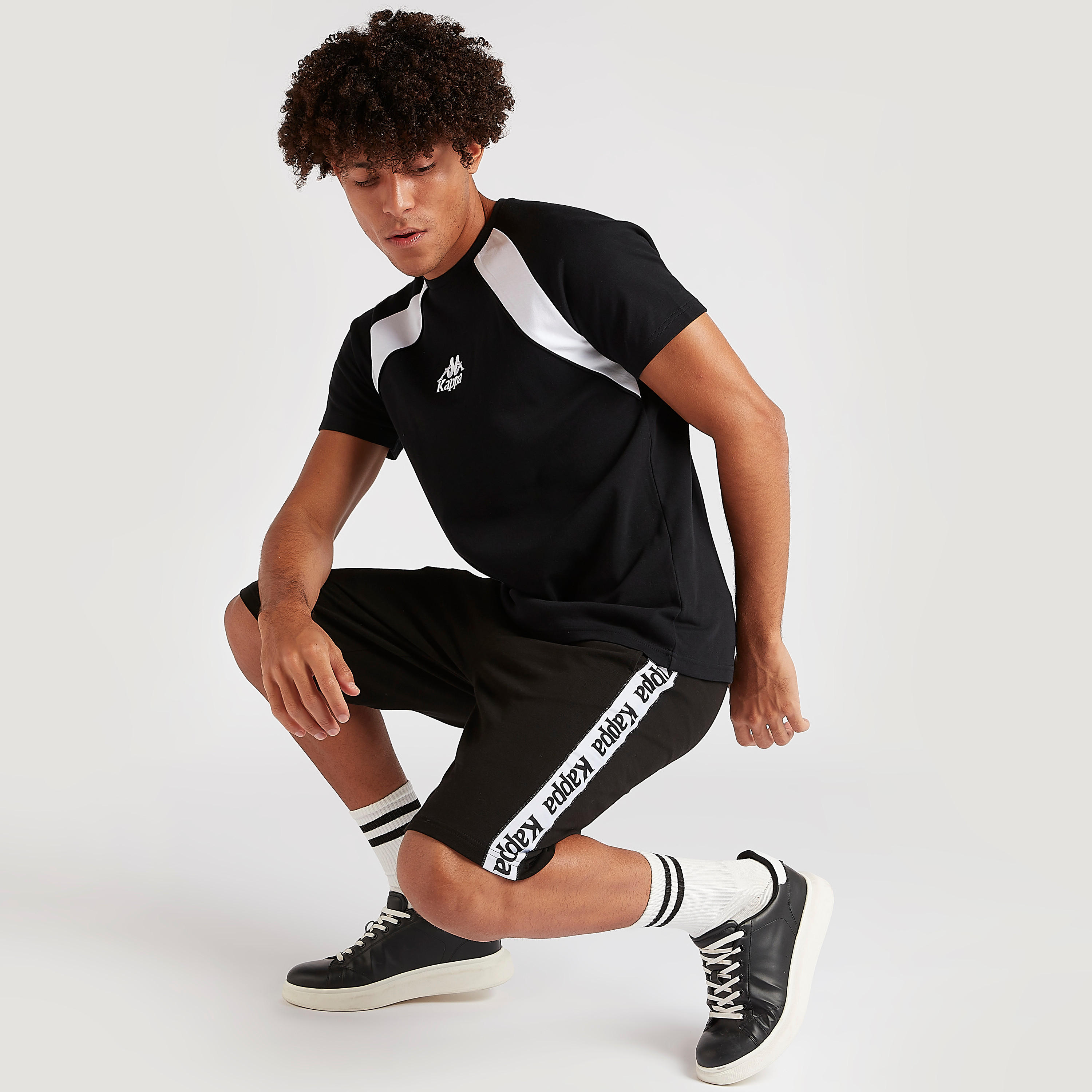 Kappa Solid Shorts with Drawstring Closure-men-clothing-sportswearandactivewear-bottoms-image-2