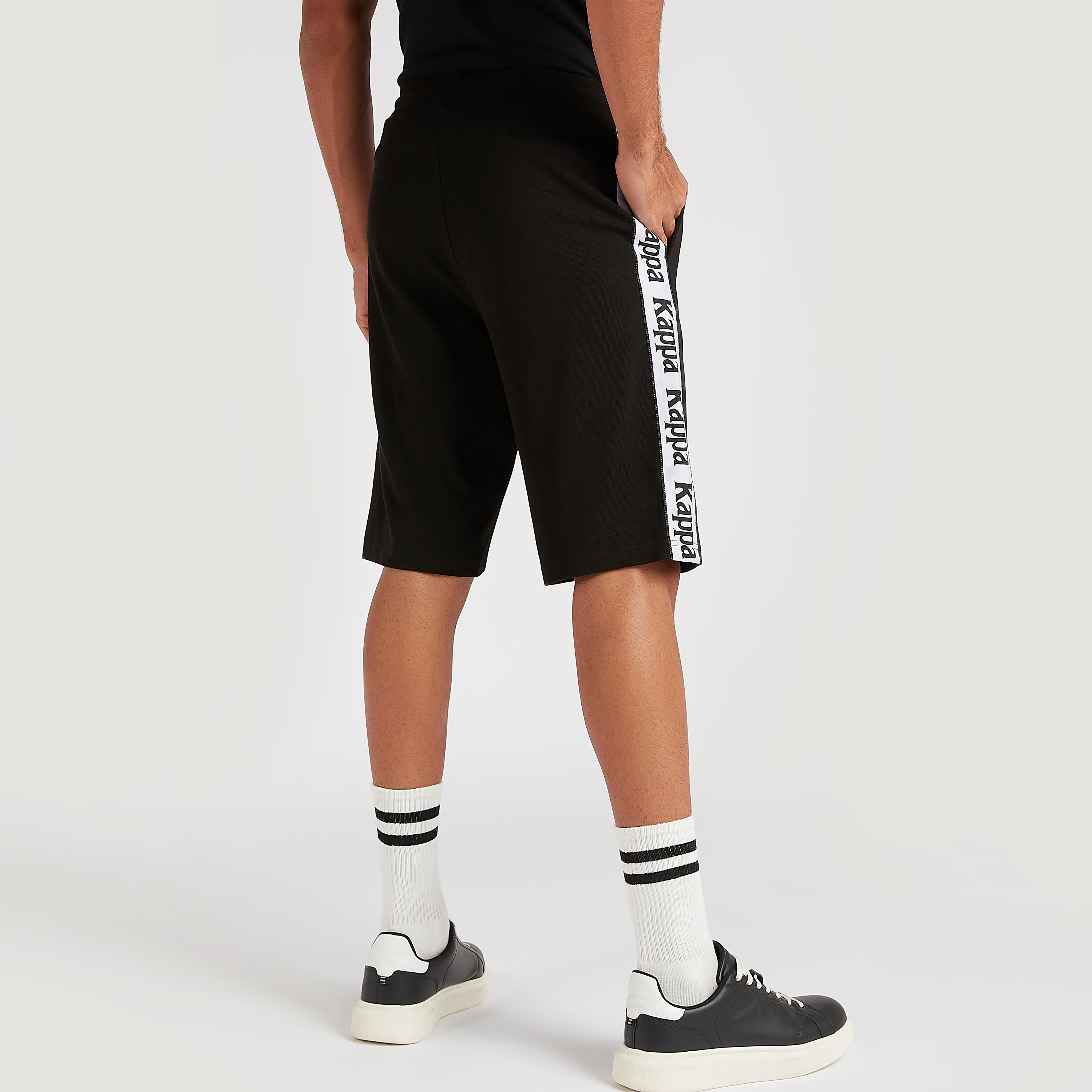 Kappa Solid Shorts with Drawstring Closure-men-clothing-sportswearandactivewear-bottoms-image-4
