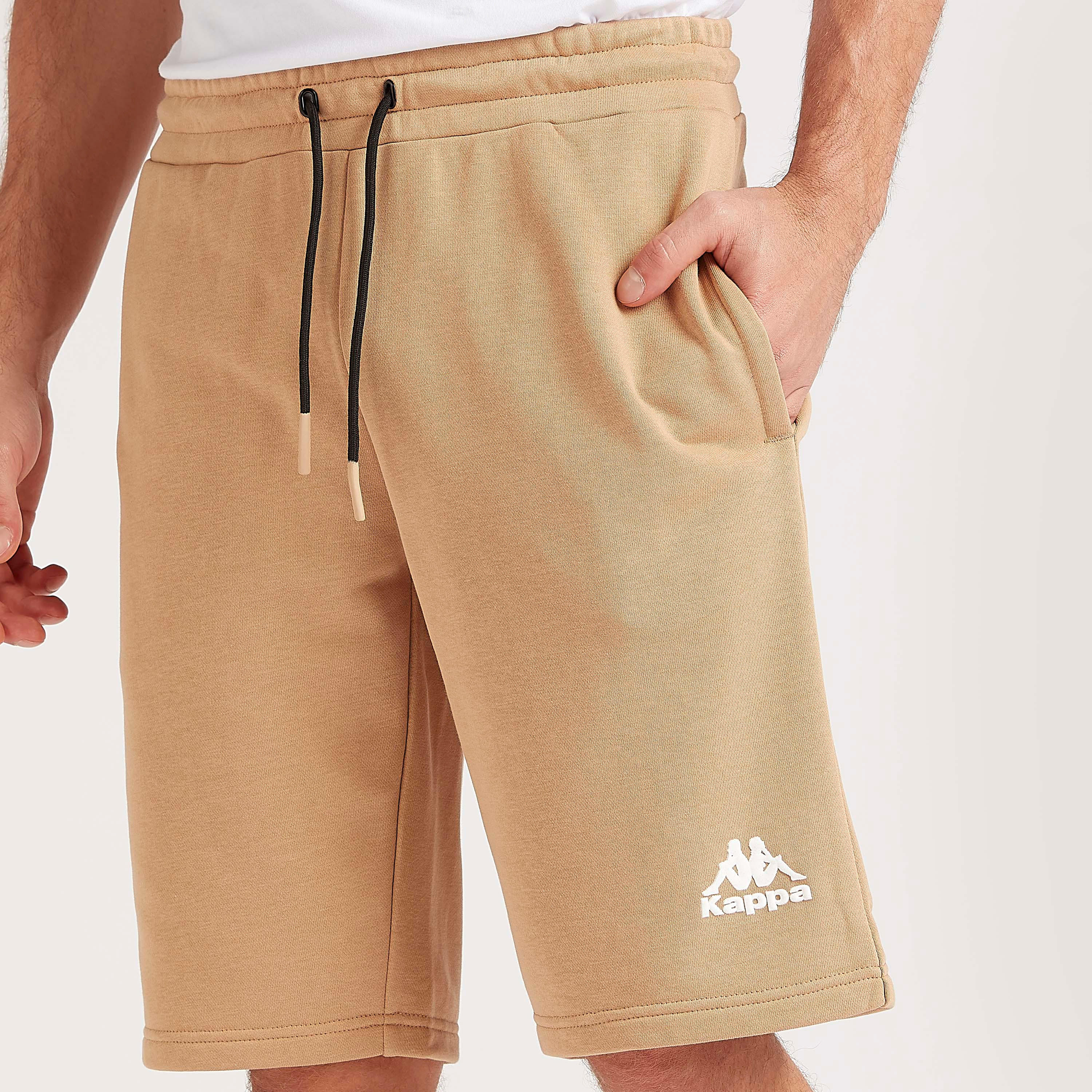 شورت بتفاصيل شعار ورباط إغلاق من كابا-men-clothing-sportswearandactivewear-bottoms-image-3