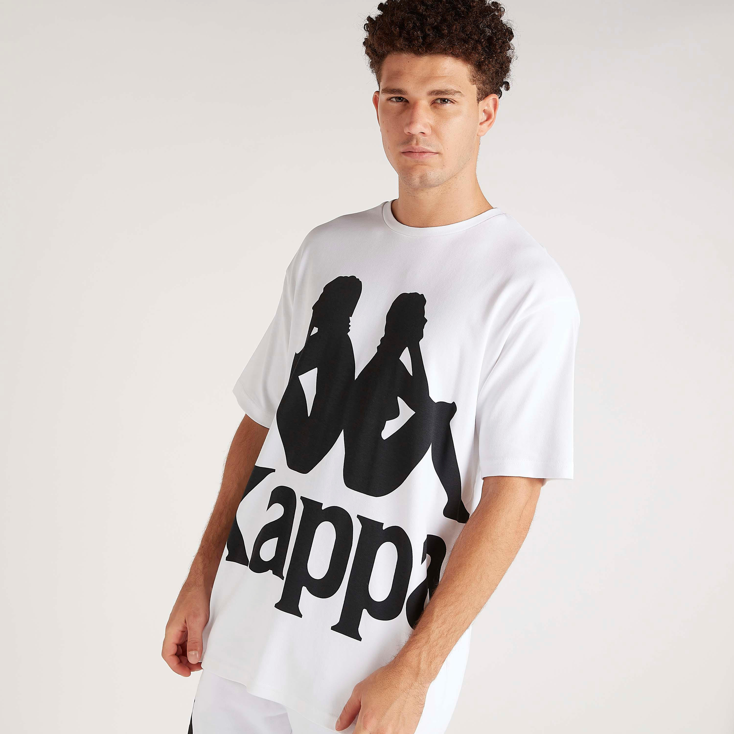 Kappa Printed T-shirt with Short Sleeves and Crew Neck-men-clothing-sportswearandactivewear-tshirtsandpolos-image-3