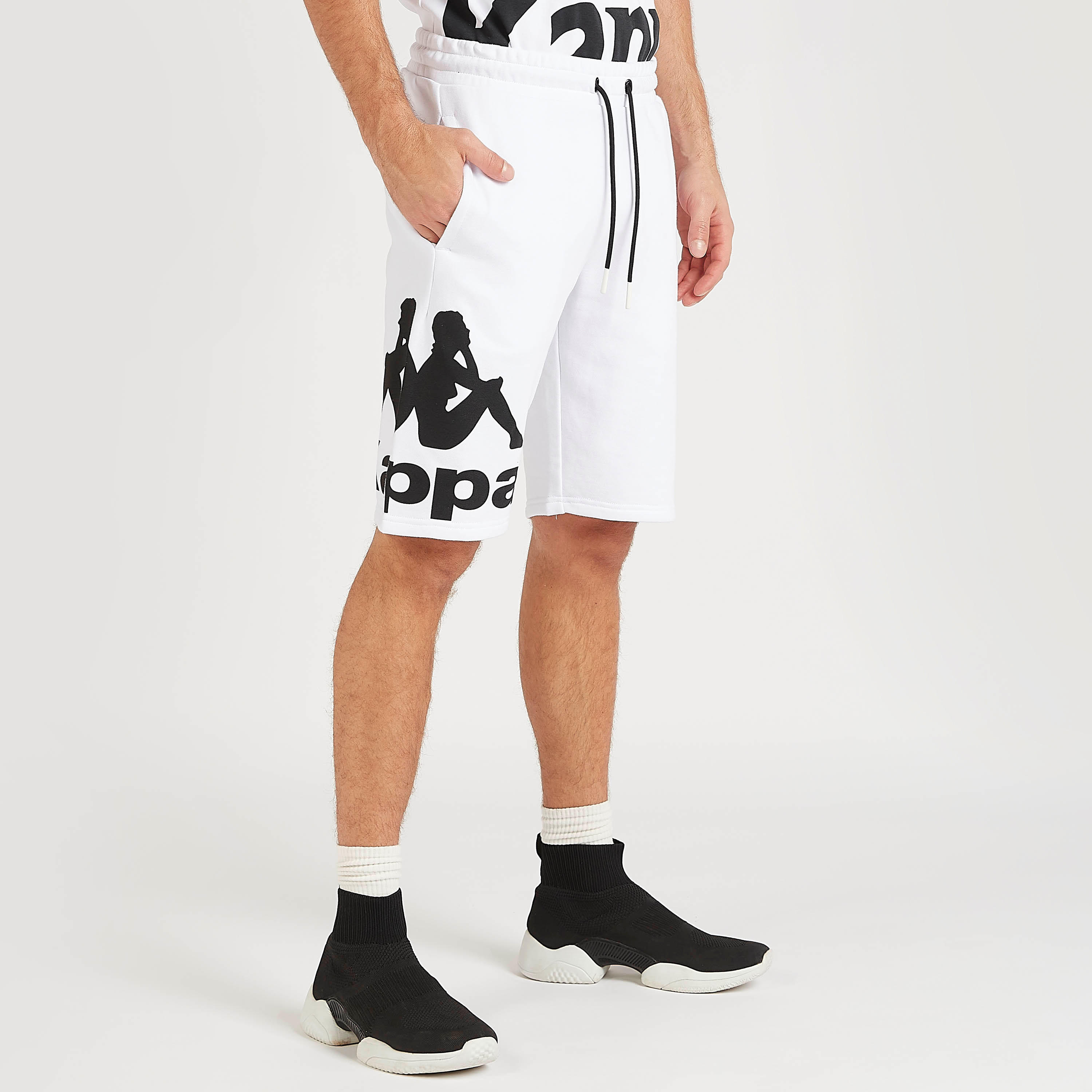 Kappa Printed Shorts with Drawstring Closure-men-clothing-sportswearandactivewear-bottoms-image-1
