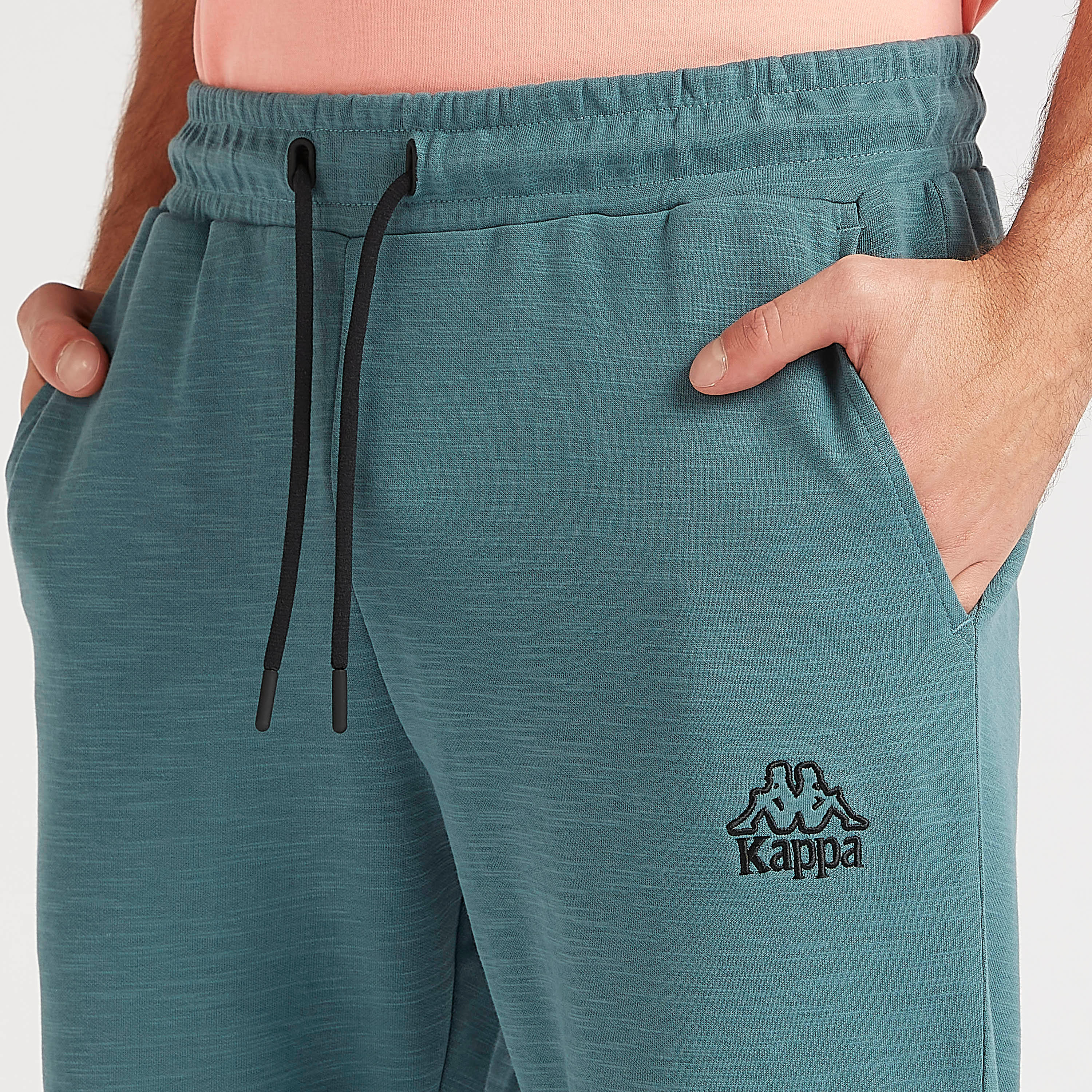 بنطلون رياضي سادة برباط إغلاق من كابا-men-clothing-sportswearandactivewear-tracksuits-image-3