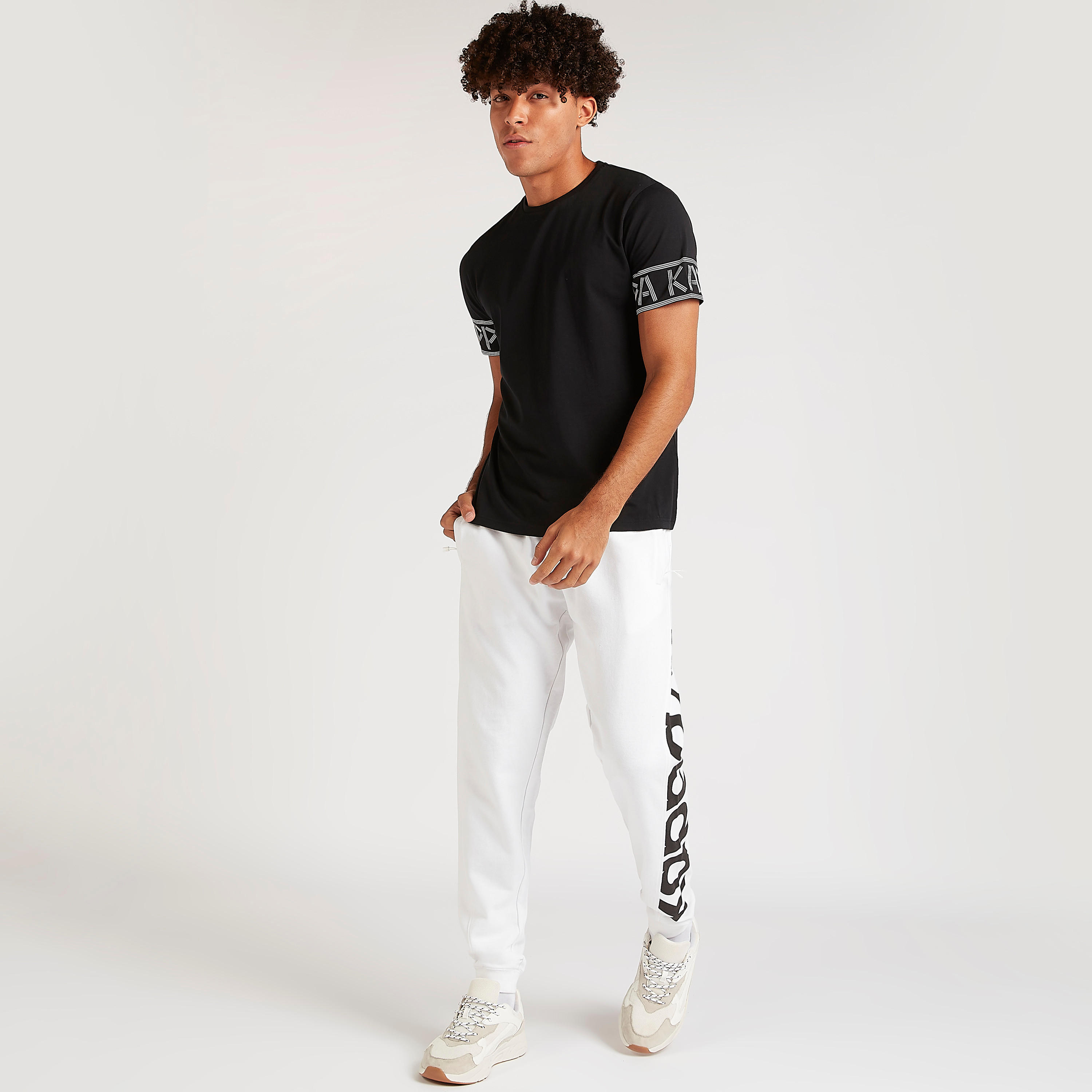 Kappa Printed Joggers with Drawstring Closure-men-clothing-sportswearandactivewear-tracksuits-image-5