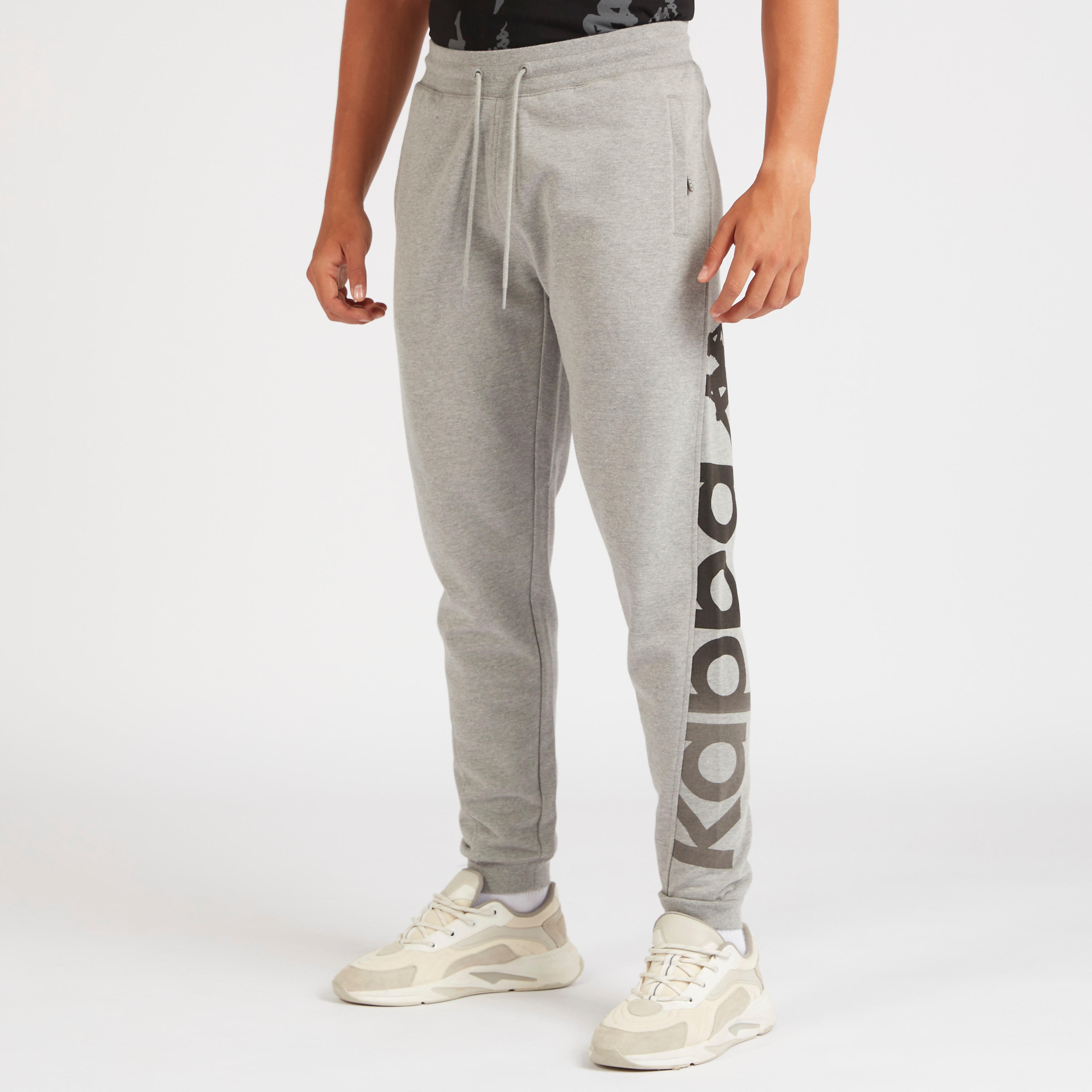 Kappa Printed Joggers with Drawstring Closure and Pockets-men-clothing-sportswearandactivewear-tracksuits-image-1