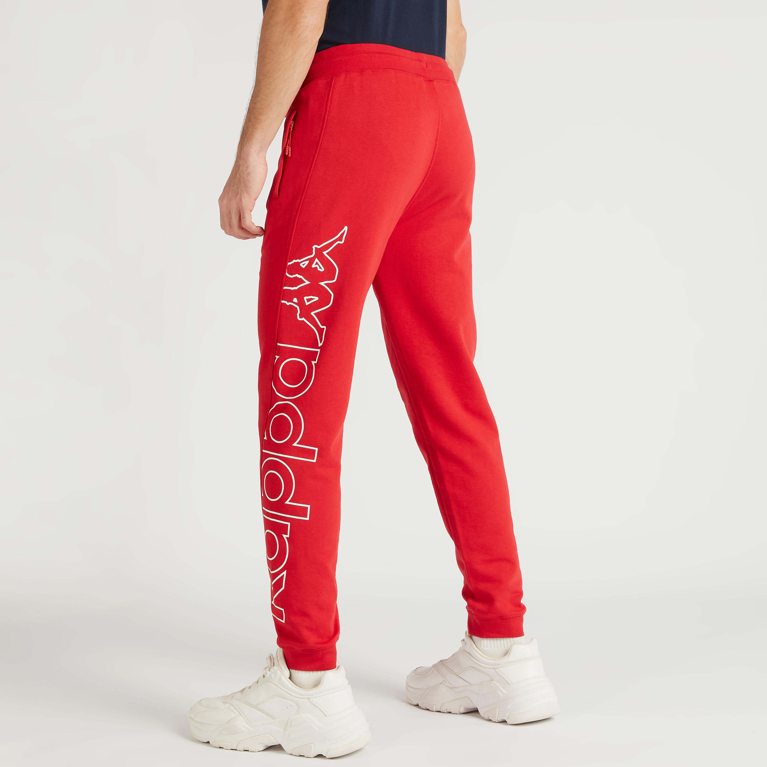 Kappa Printed Joggers with Drawstring Closure and Pockets-men-clothing-sportswearandactivewear-tracksuits-image-4