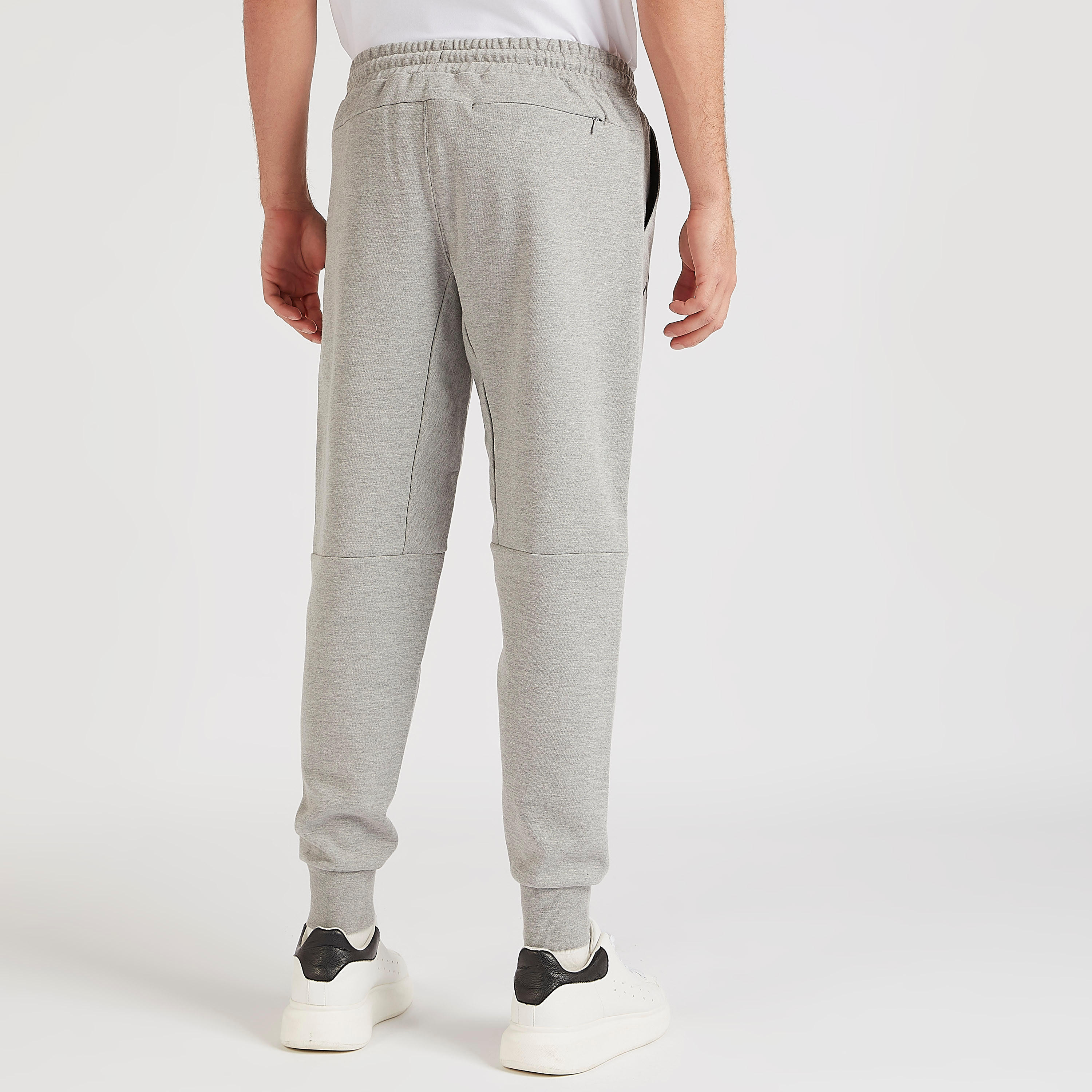 بنطلون رياضي سادة بجيوب بسحاب من كابا-men-clothing-sportswearandactivewear-tracksuits-image-4