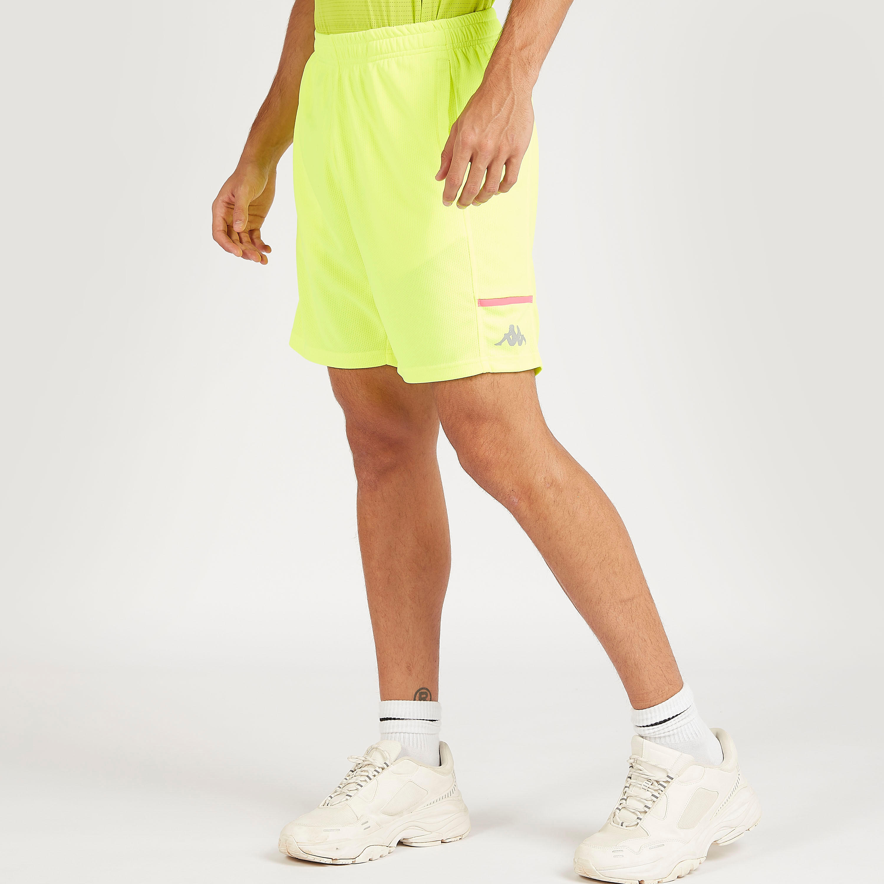 شورت سادة بخصر مطّاطي من كابا-men-clothing-sportswearandactivewear-bottoms-image-4