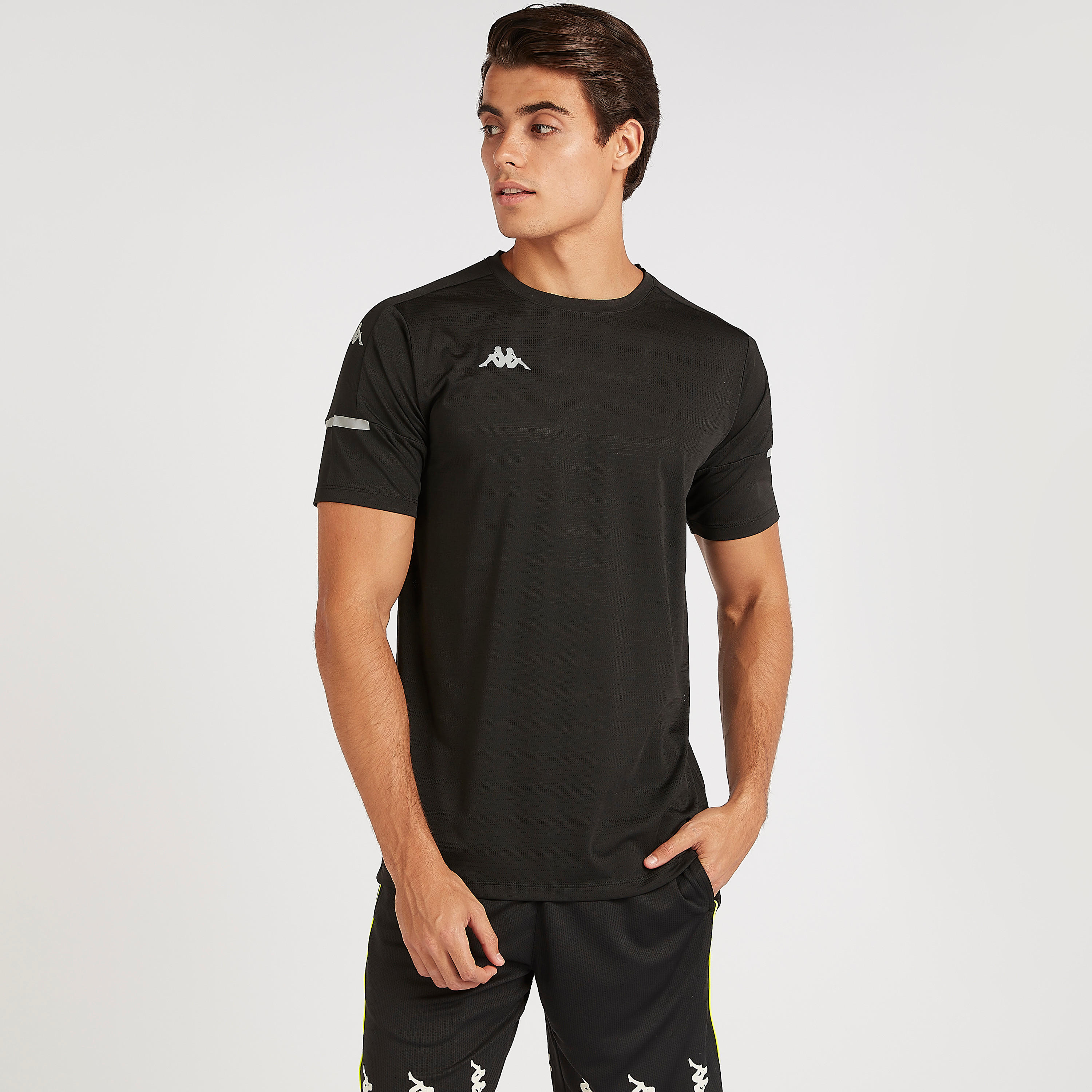 Kappa Printed T-shirt with Short Sleeves and Crew Neck-men-clothing-sportswearandactivewear-tshirtsandpolos-image-1