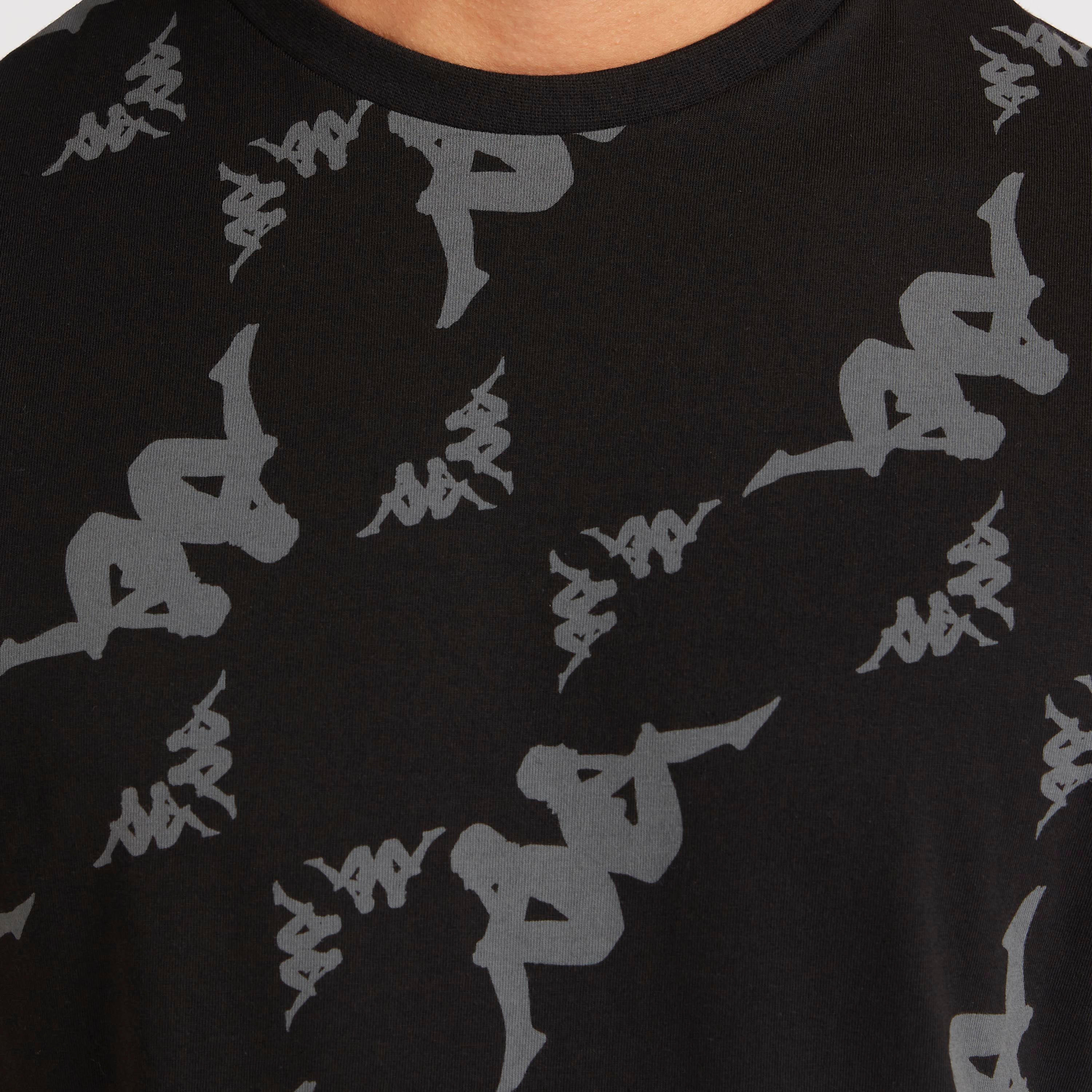 تيشيرت بطبعات وياقة ضيّقة وأكمام قصيرة من كابا-men-clothing-sportswearandactivewear-tshirtsandpolos-image-3