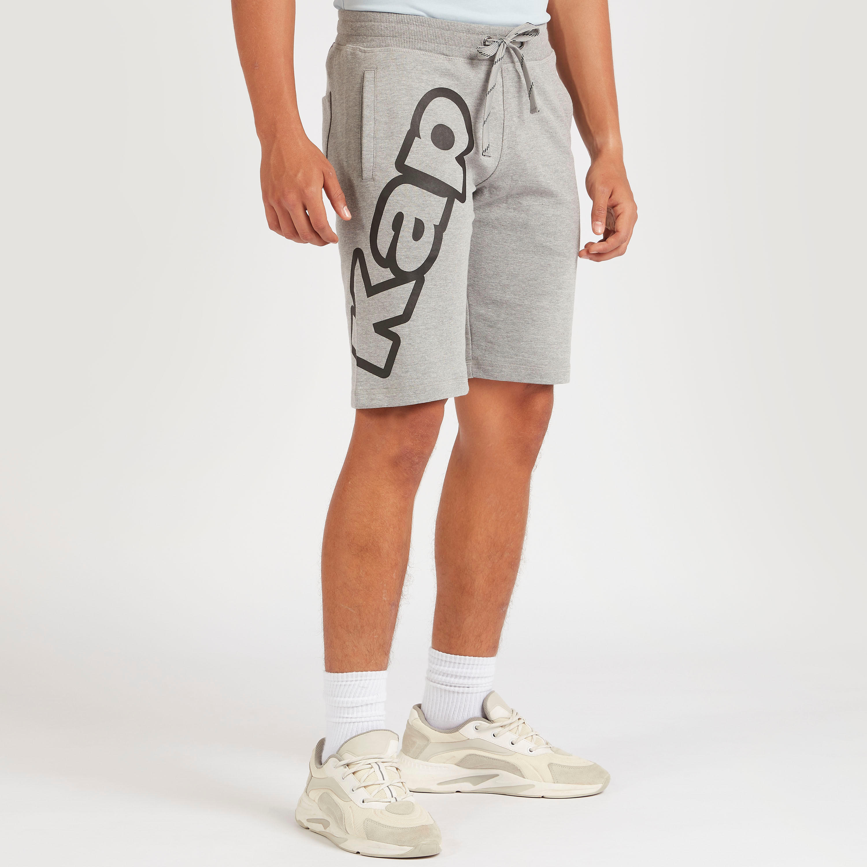 Kappa Printed Shorts with Drawstring Closure-men-clothing-sportswearandactivewear-bottoms-image-1
