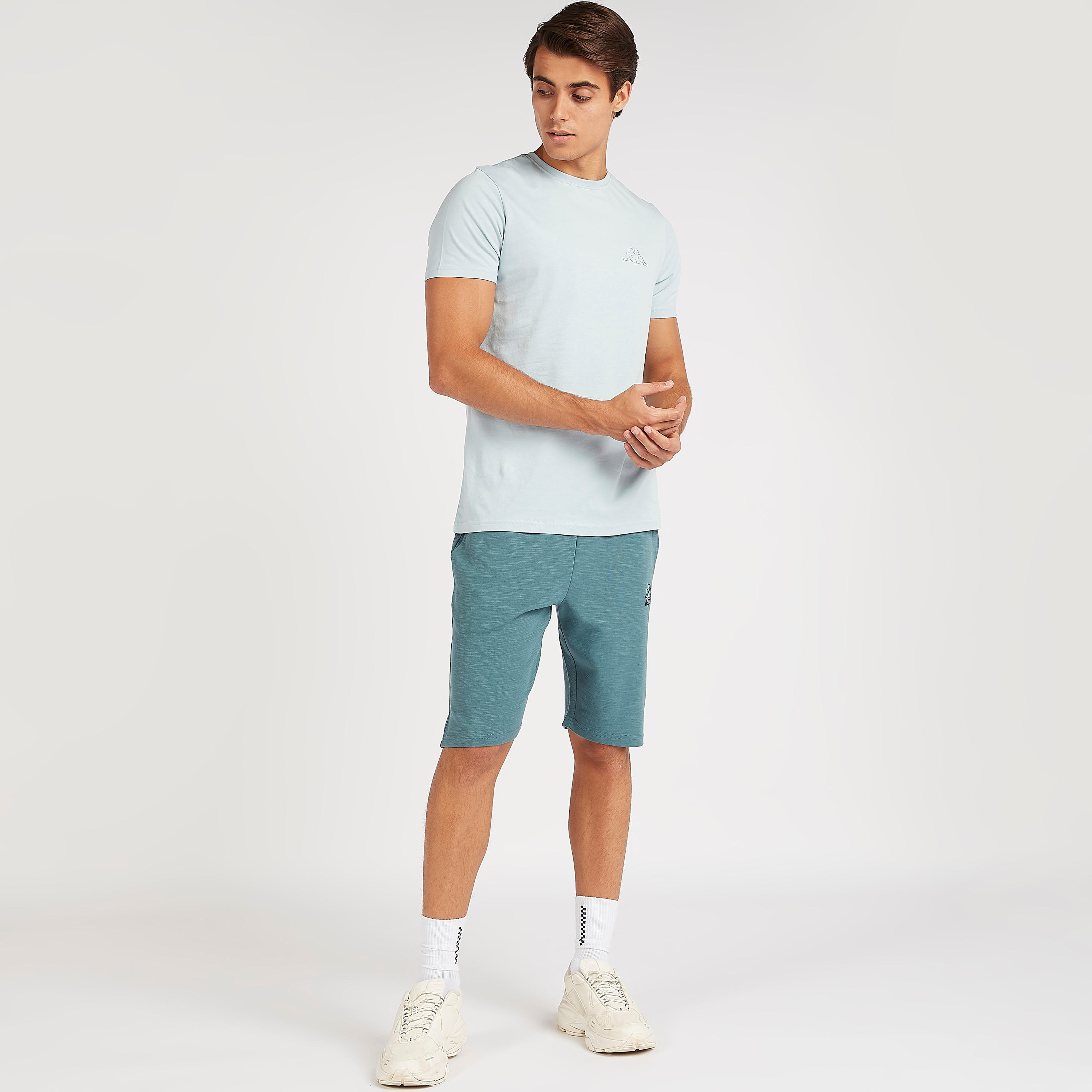 شورت مطرّز ورباط إغلاق من كابا-men-clothing-sportswearandactivewear-bottoms-image-3