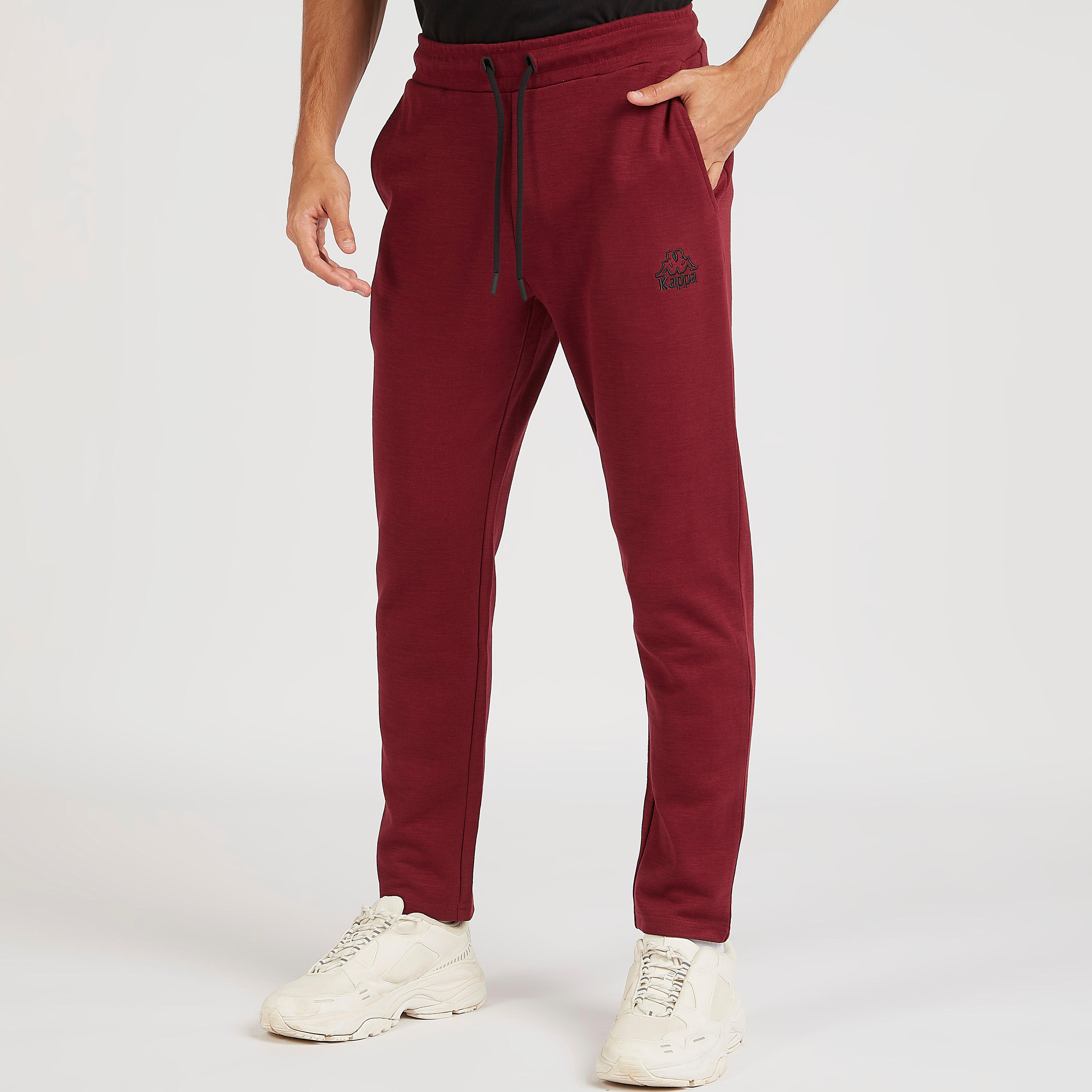 بنطلون رياضي مطرّز برباط إغلاق من كابا-men-clothing-sportswearandactivewear-tracksuits-image-4