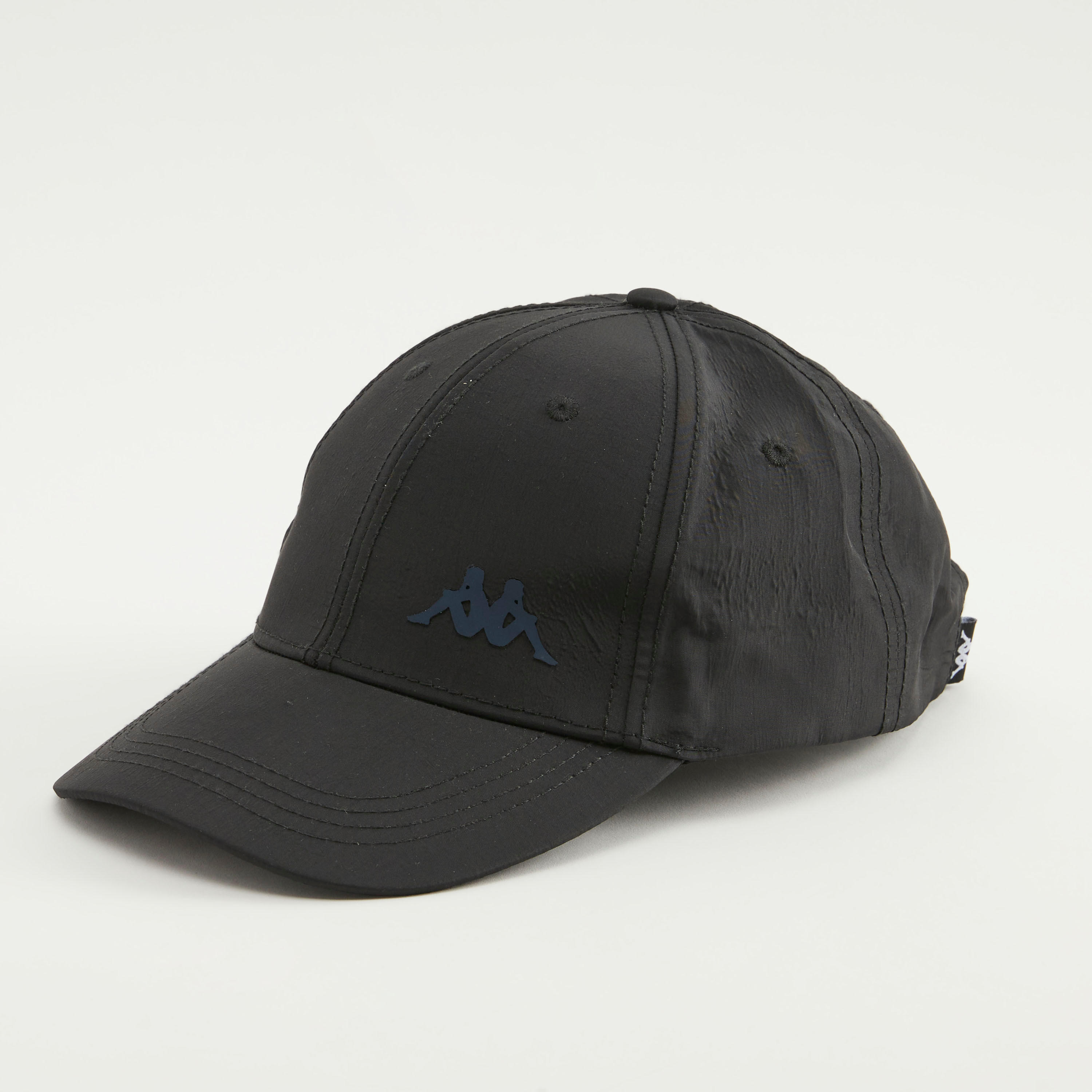 Kappa Logo Print Cap with Eyelets-men-caps-image-1