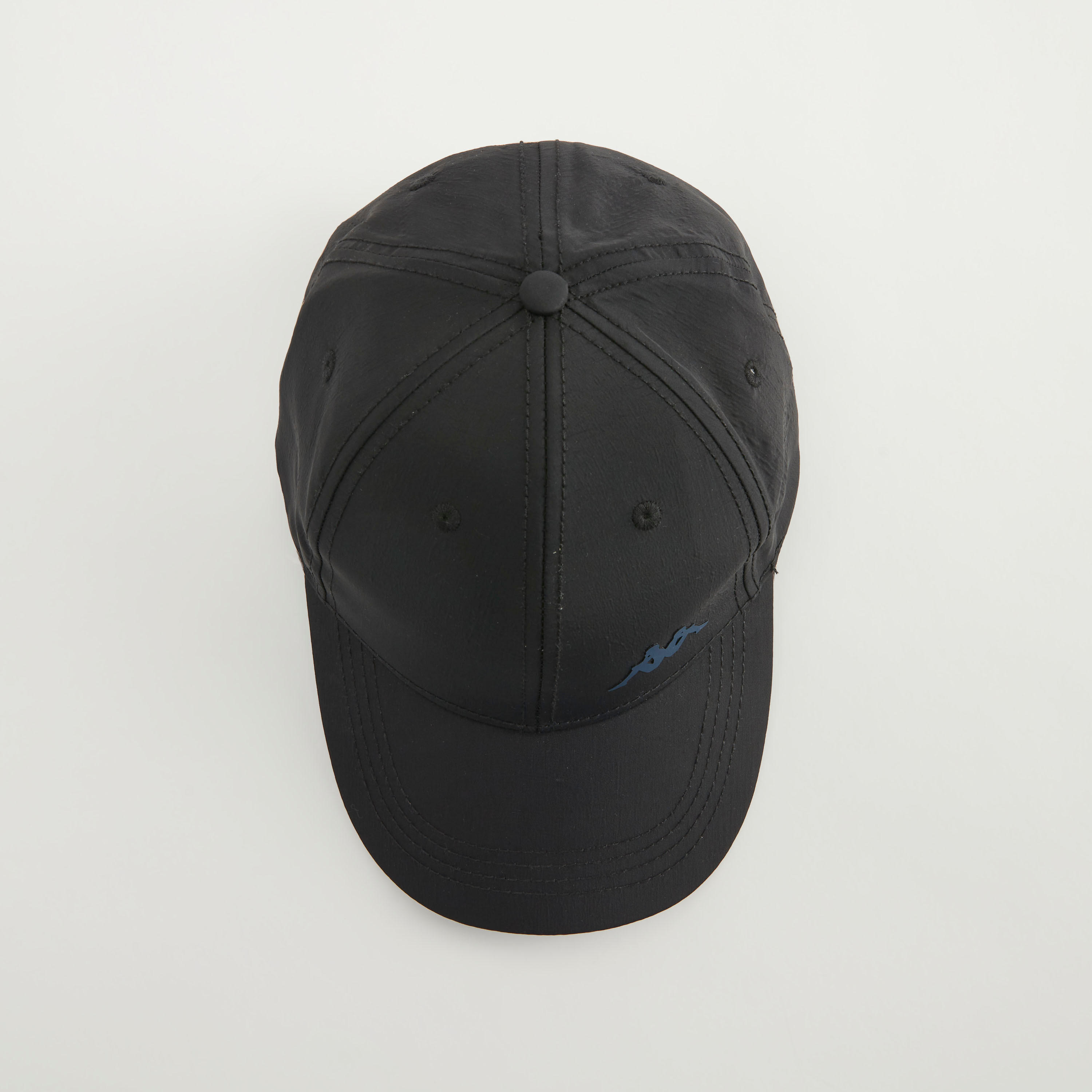 Kappa Logo Print Cap with Eyelets-men-caps-image-3