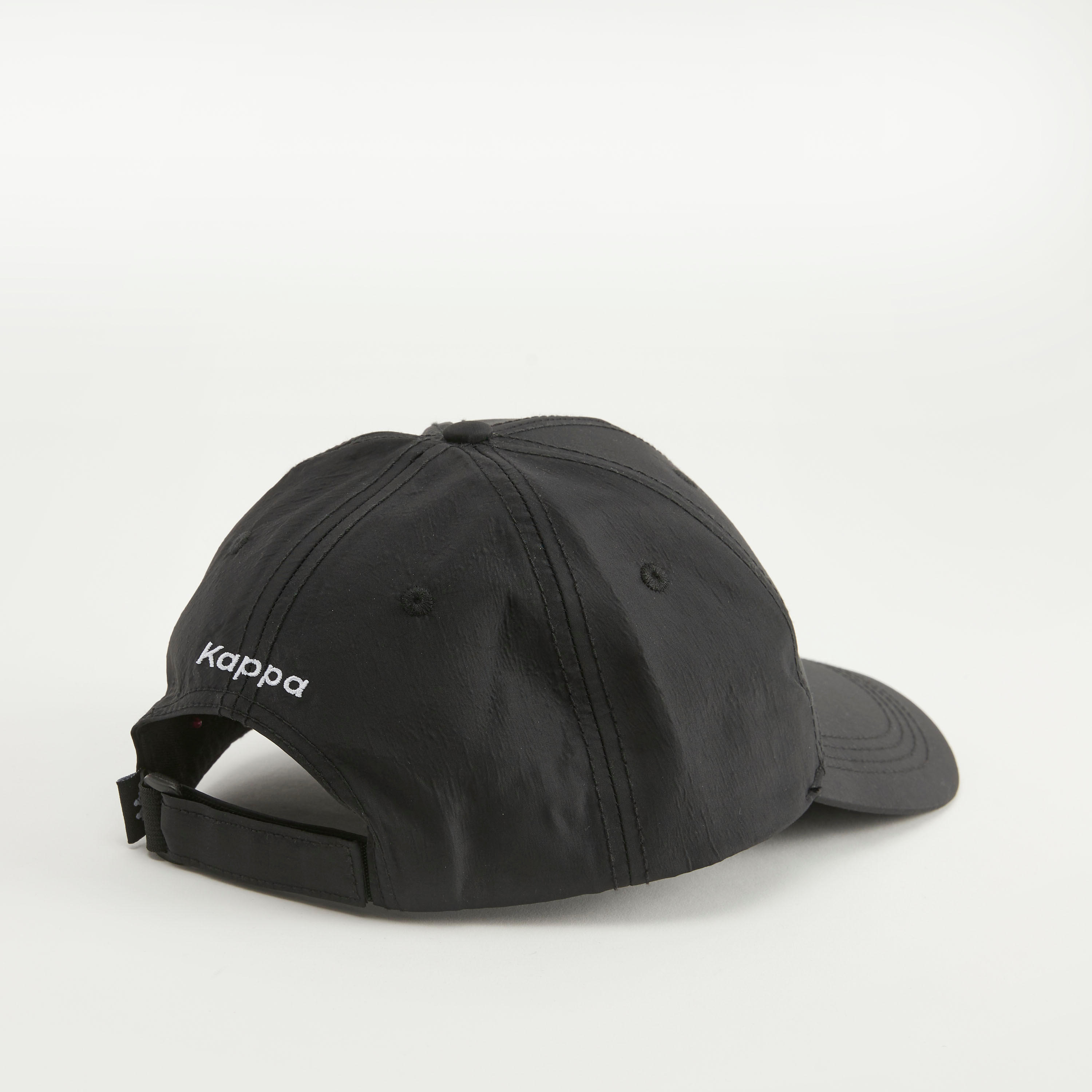 Kappa Logo Print Cap with Eyelets-men-caps-image-4
