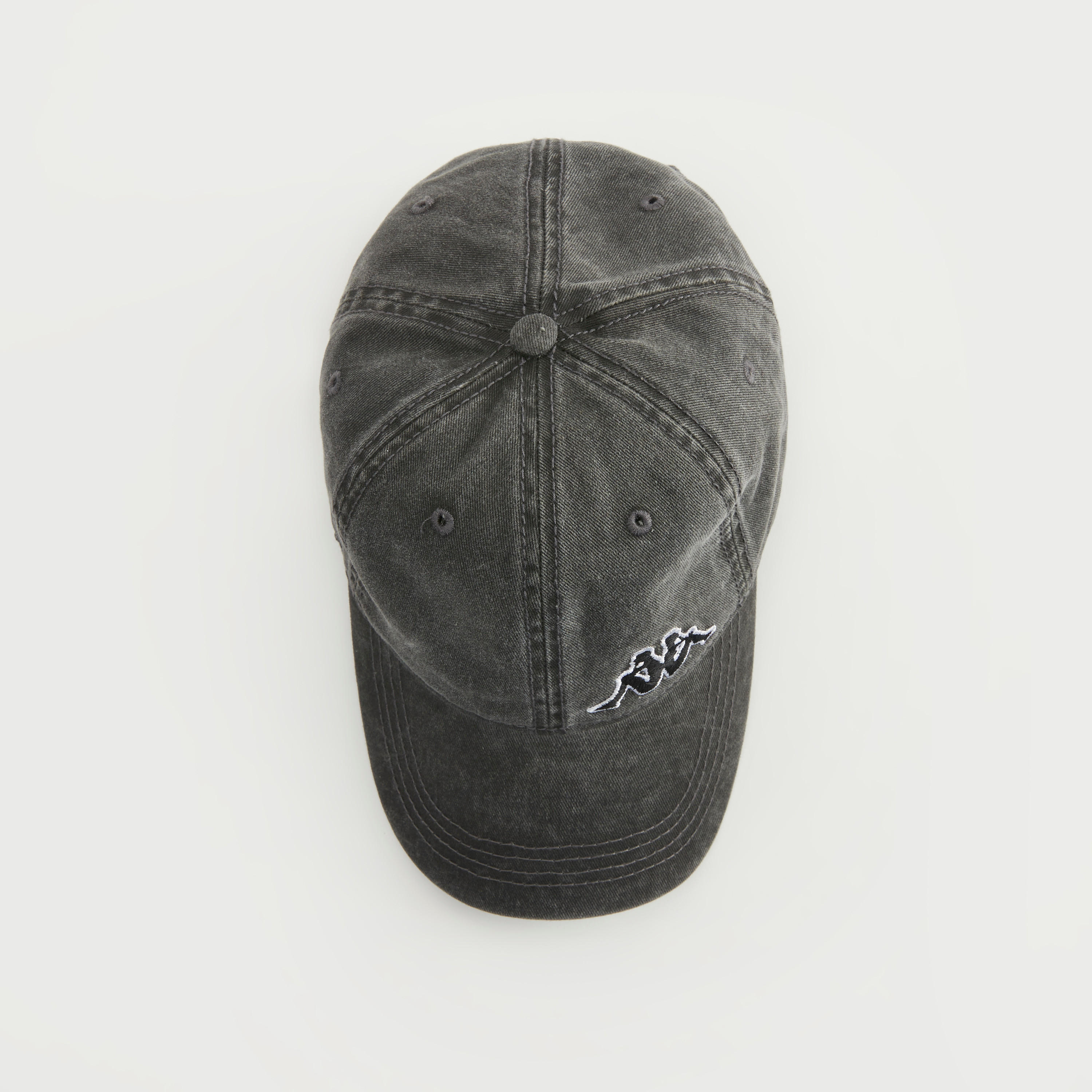 Kappa Embroidered Cap with Buckled Strap Closure-men-caps-image-3