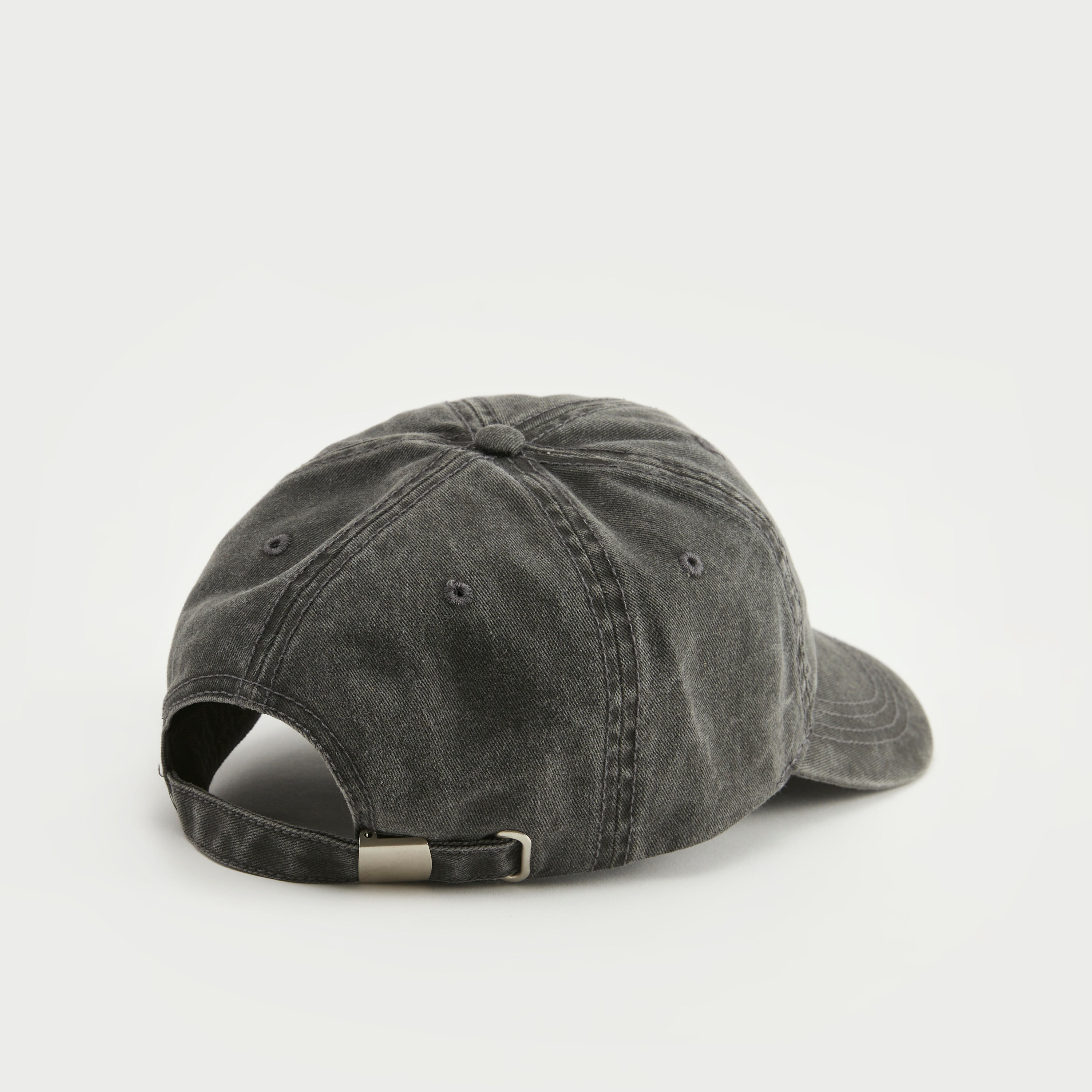 Kappa Embroidered Cap with Buckled Strap Closure-men-caps-image-4