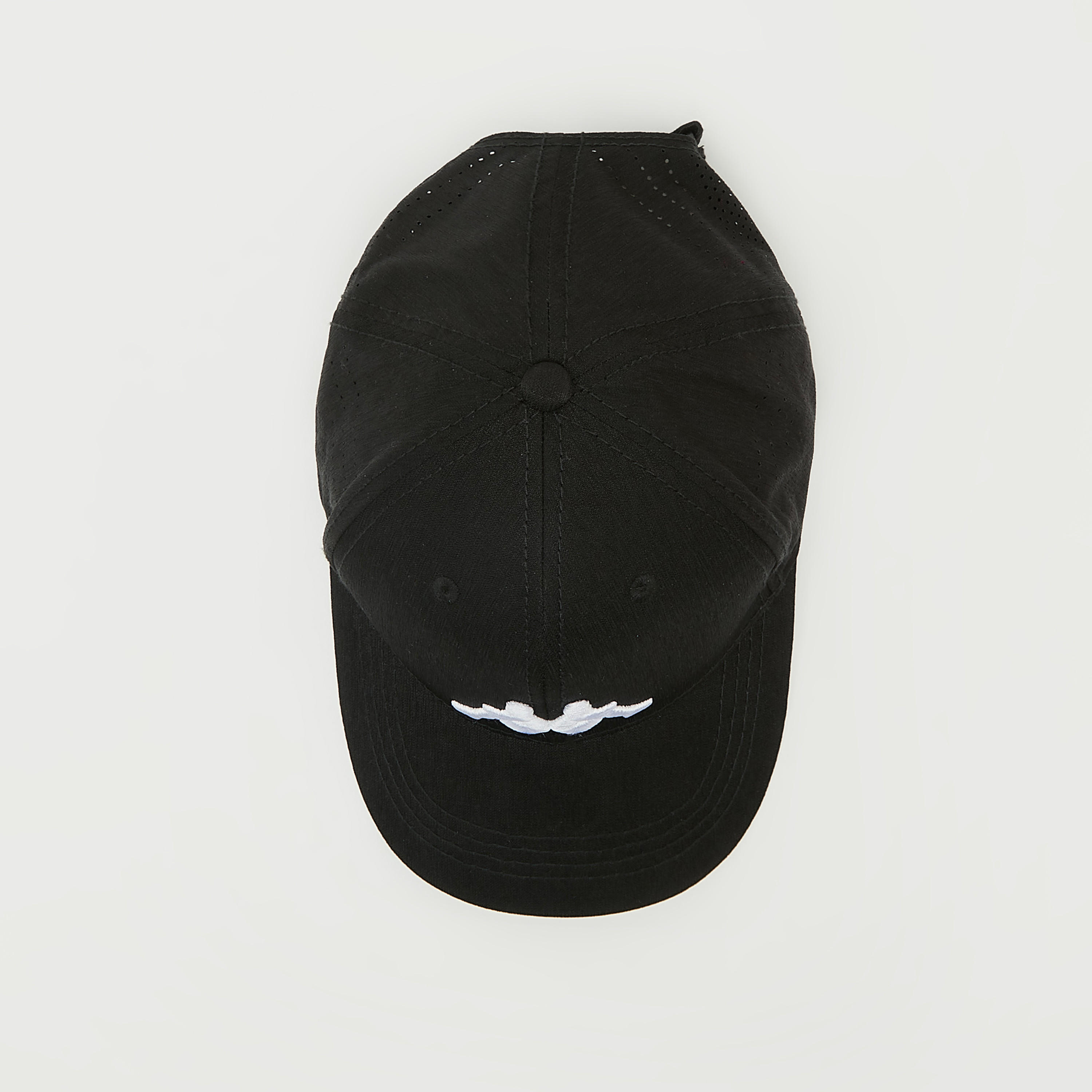 Kappa Solid Baseball Cap with Hook and Loop Closure-men-caps-image-3