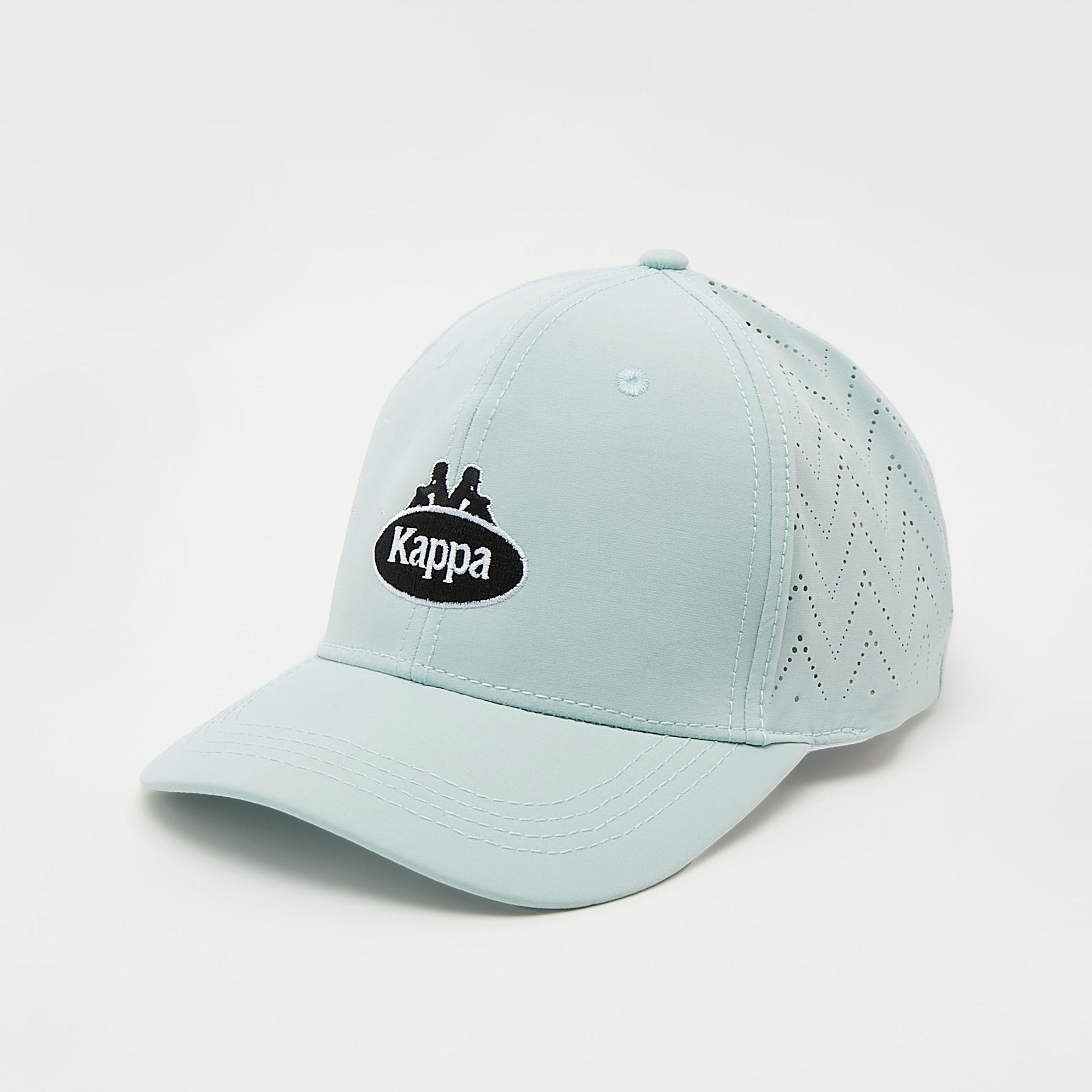 Kappa Textured Baseball Cap with Hook and Loop Closure-men-caps-image-1