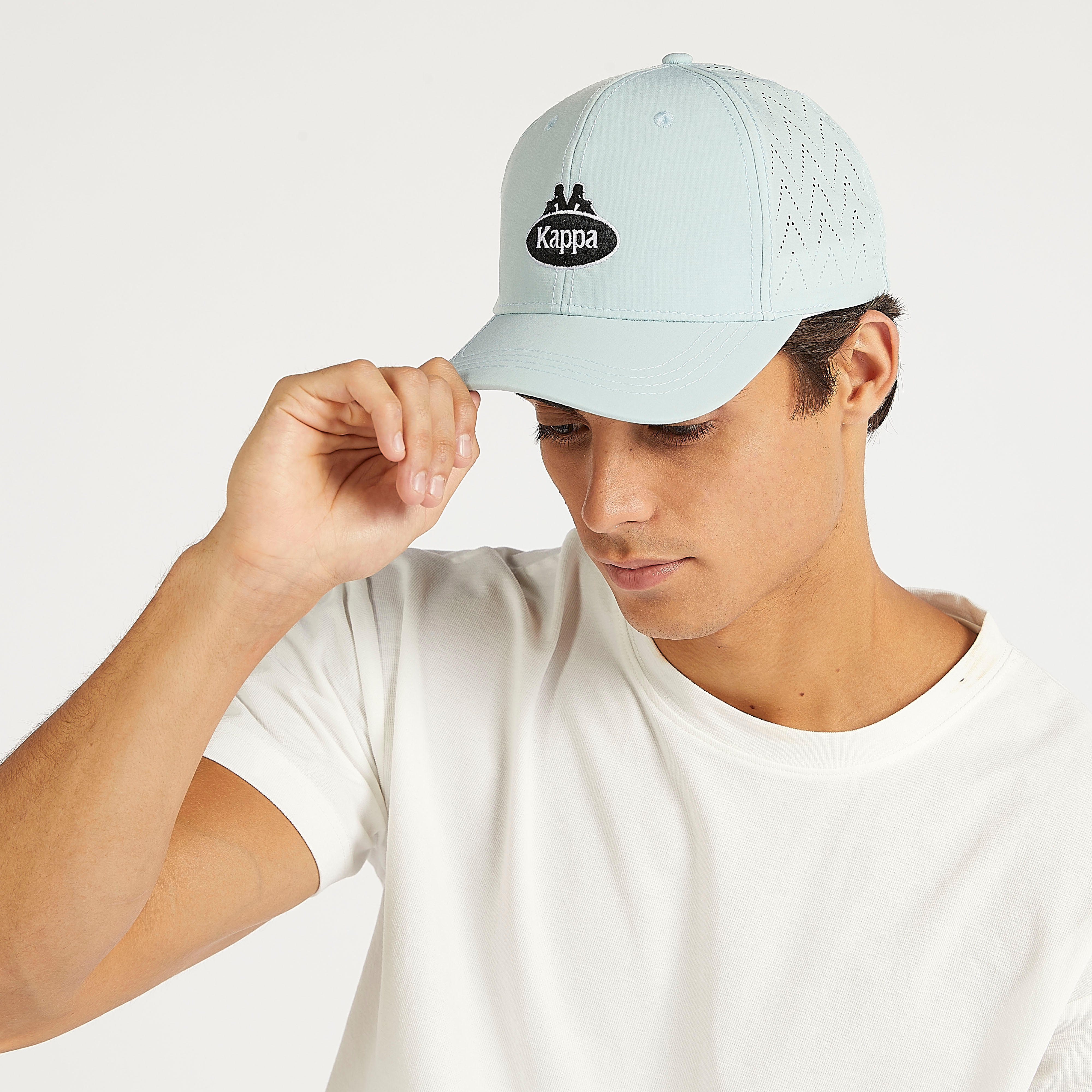 Kappa Textured Baseball Cap with Hook and Loop Closure-men-caps-image-2