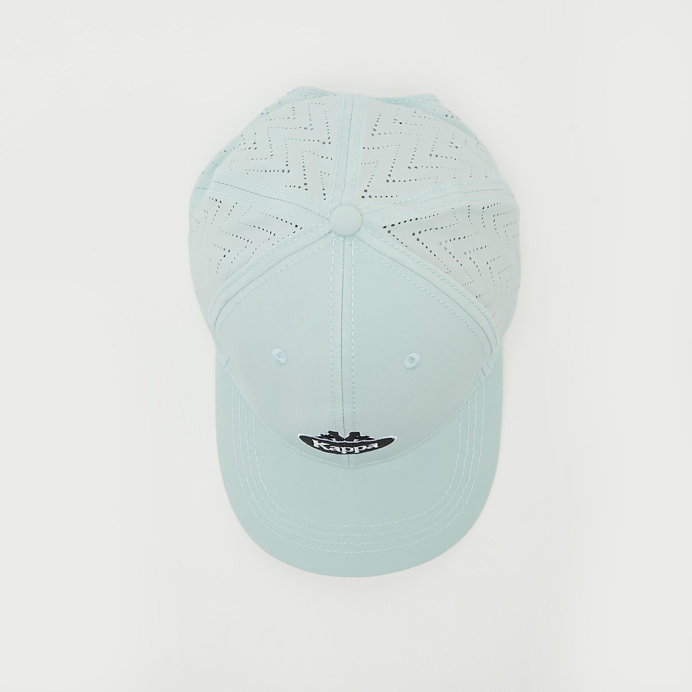 Kappa Textured Baseball Cap with Hook and Loop Closure-men-caps-image-4