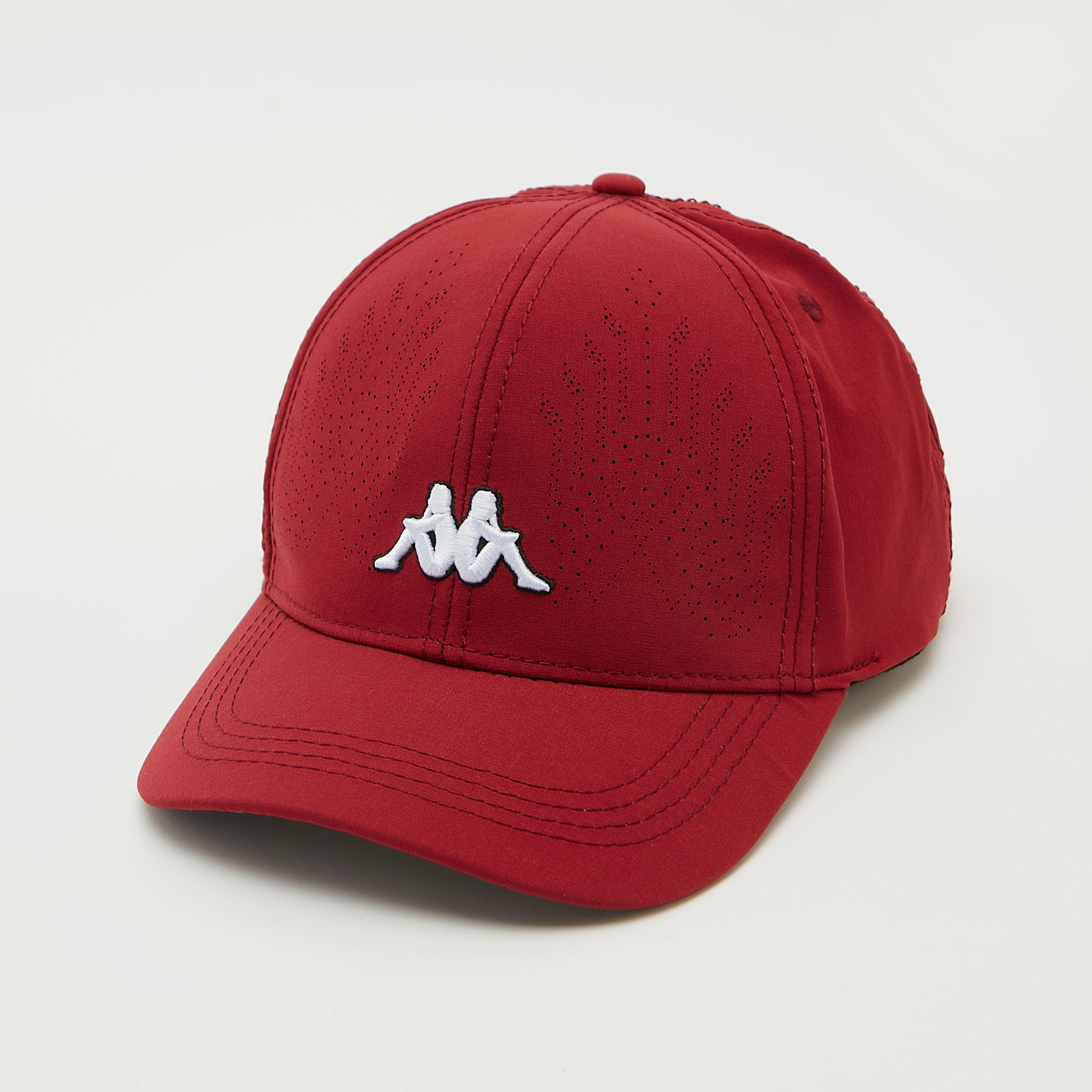 Kappa Textured Baseball Cap with Hook and Loop Closure-men-caps-image-1