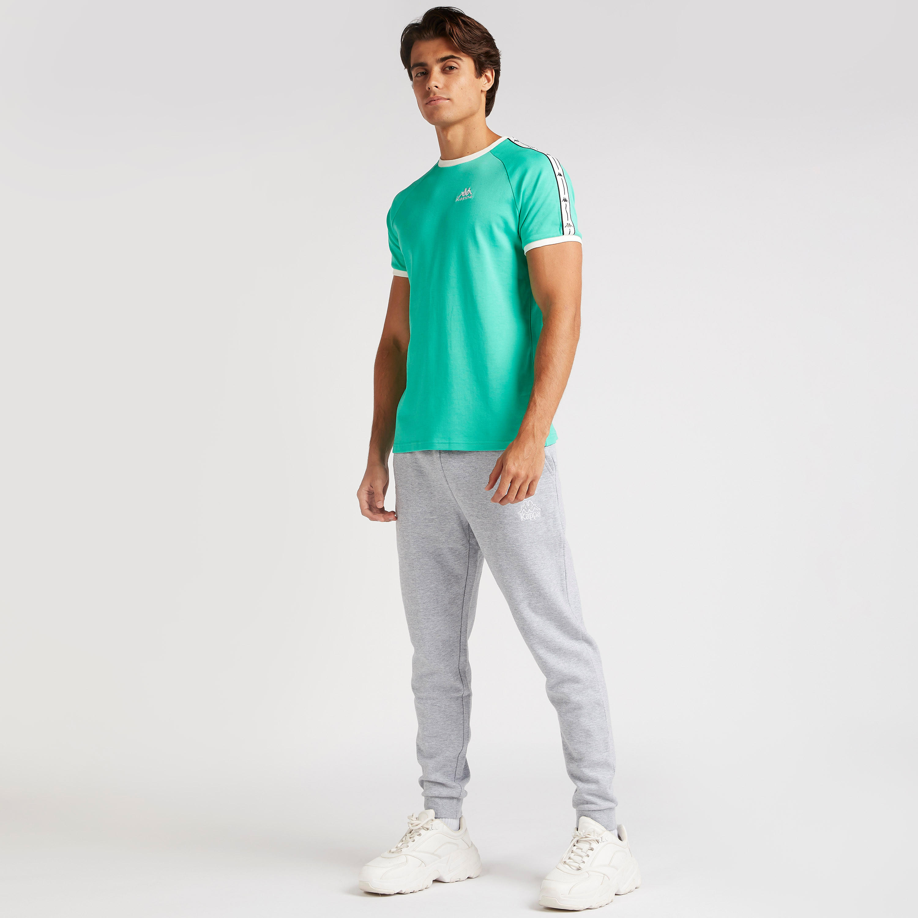 Kappa Solid Track Pants with Drawstring Closure and Pockets-men-clothing-sportswearandactivewear-tracksuits-image-2