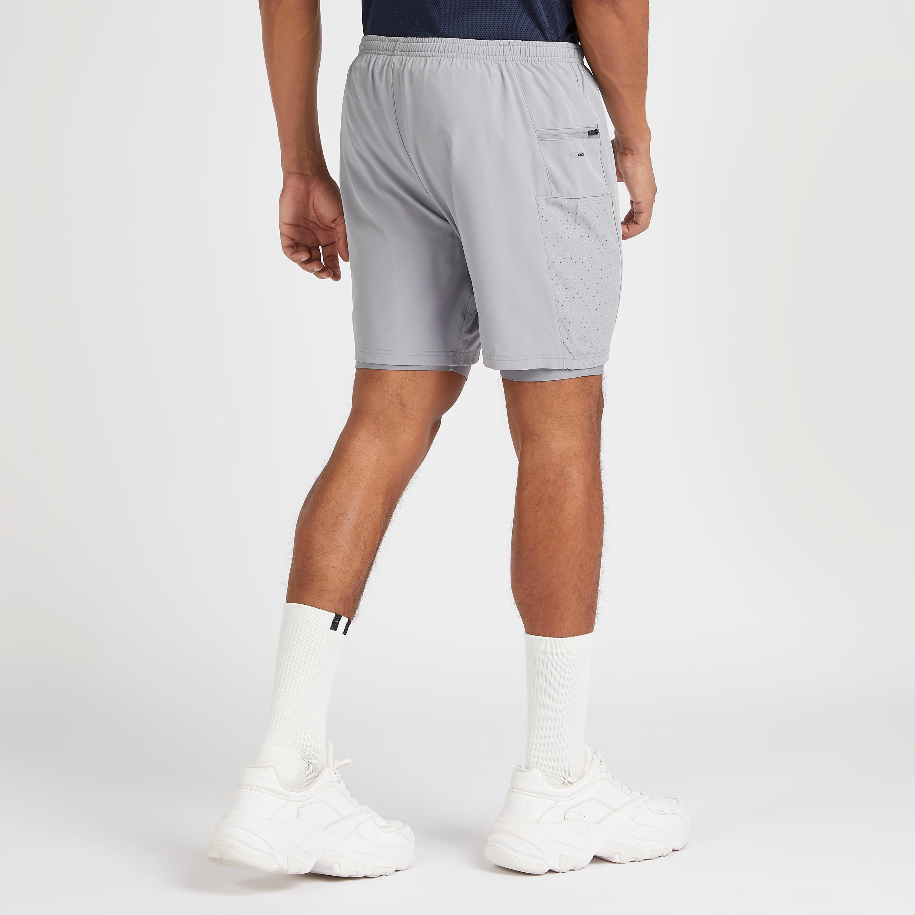 شورت متعدد الطبقات ورباط إغلاق من كابا-men-clothing-sportswearandactivewear-bottoms-image-1