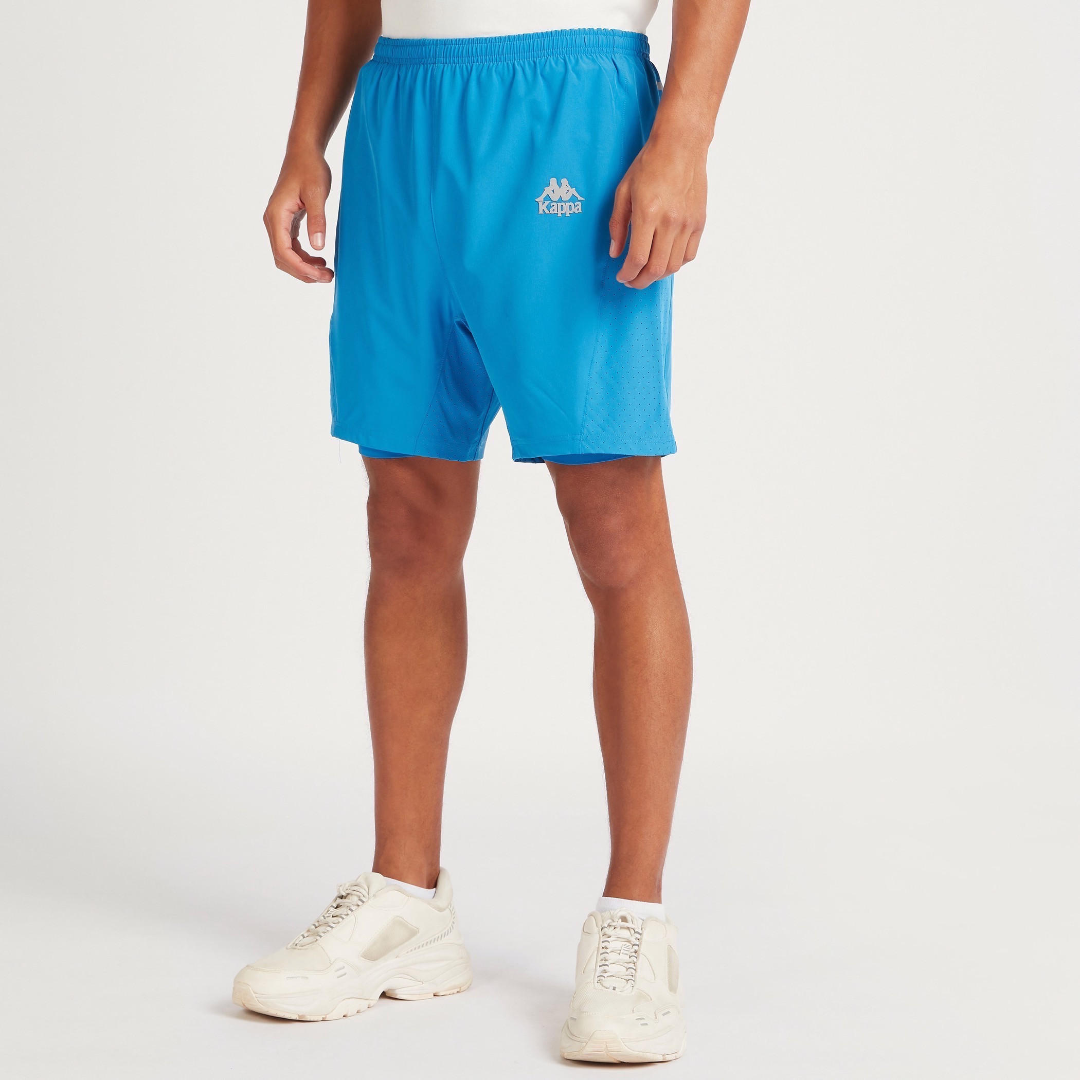شورت سادة بخصر مطّاطي من كابا-men-clothing-sportswearandactivewear-bottoms-image-6