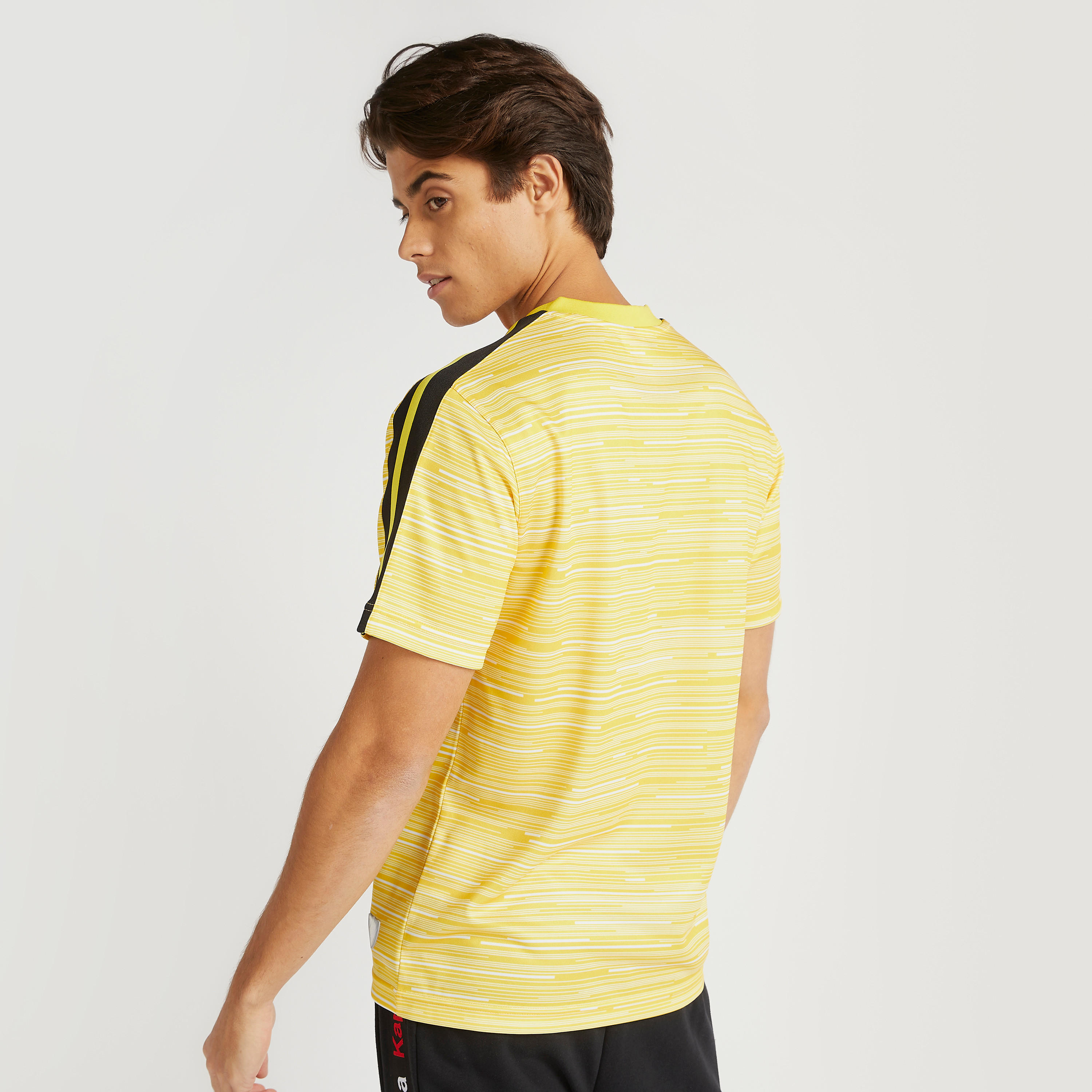 Kappa Printed T-shirt with V-neck and Short Sleeves-men-clothing-sportswearandactivewear-tshirtsandpolos-image-4