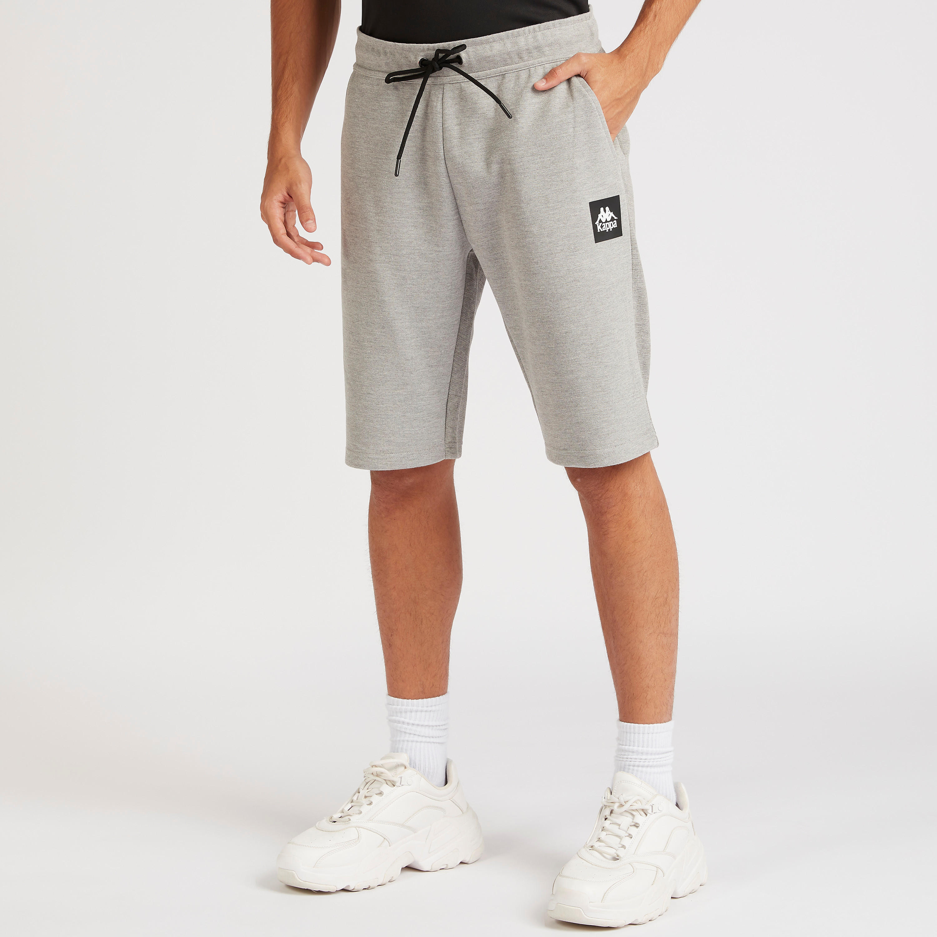 Kappa Solid Shorts with Drawstring and Pockets-men-clothing-sportswearandactivewear-bottoms-image-1