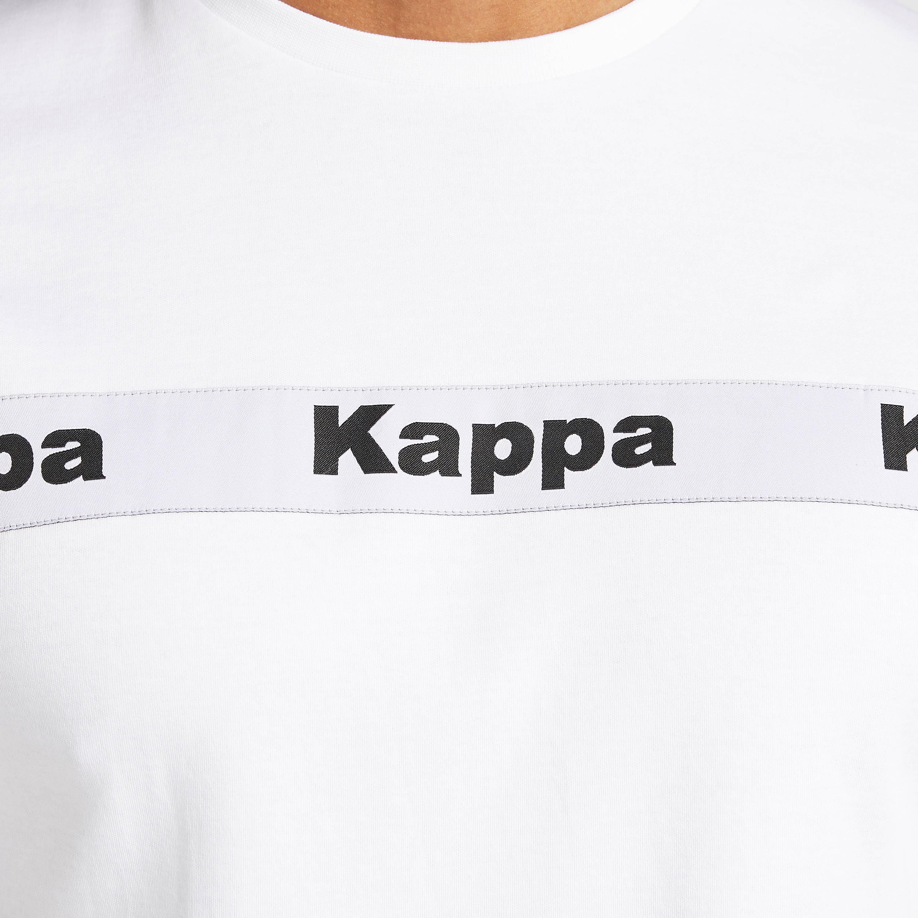 Kappa Logo Print T-shirt with Short Sleeves-men-clothing-sportswearandactivewear-tshirtsandpolos-image-3