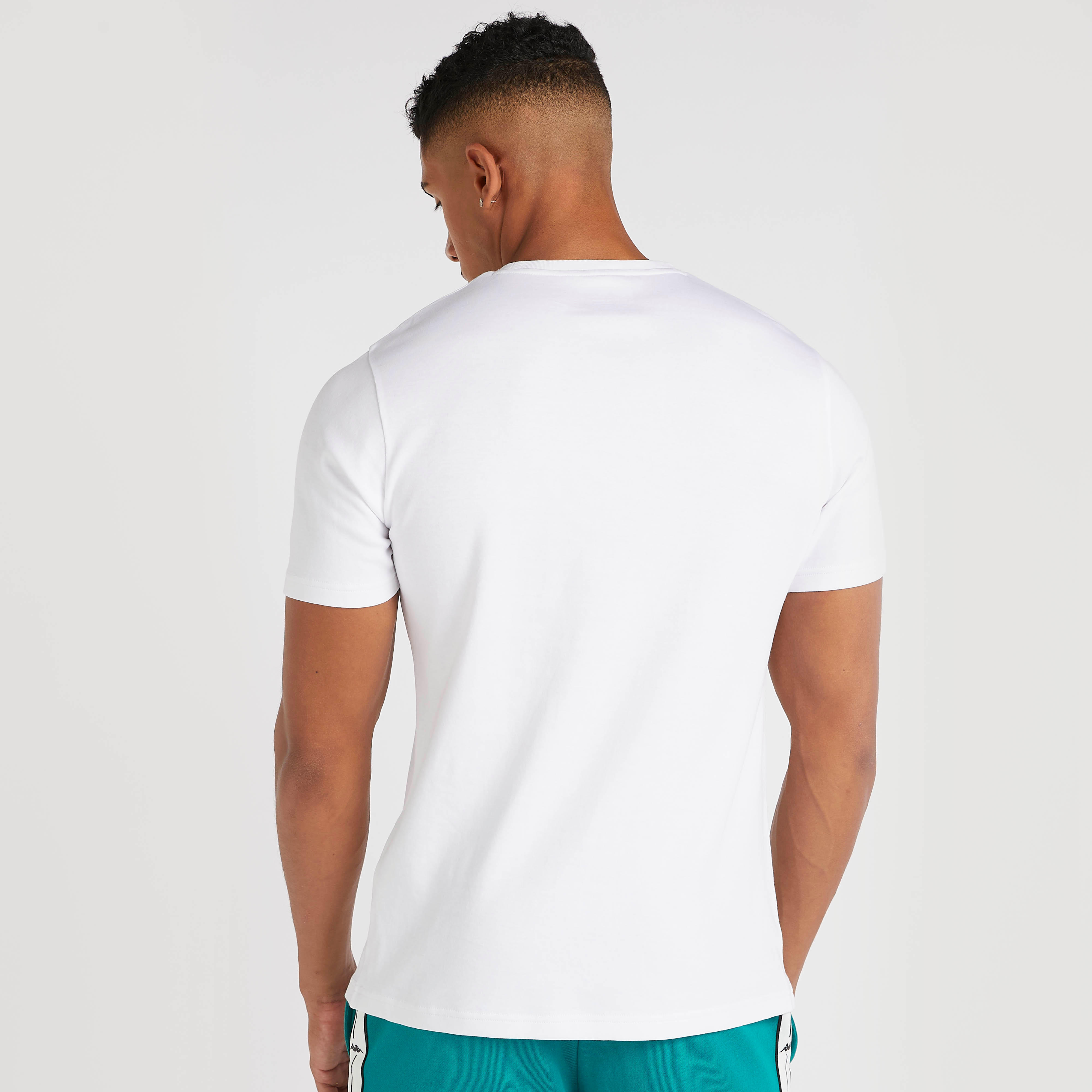 Kappa Logo Print T-shirt with Short Sleeves-men-clothing-sportswearandactivewear-tshirtsandpolos-image-4