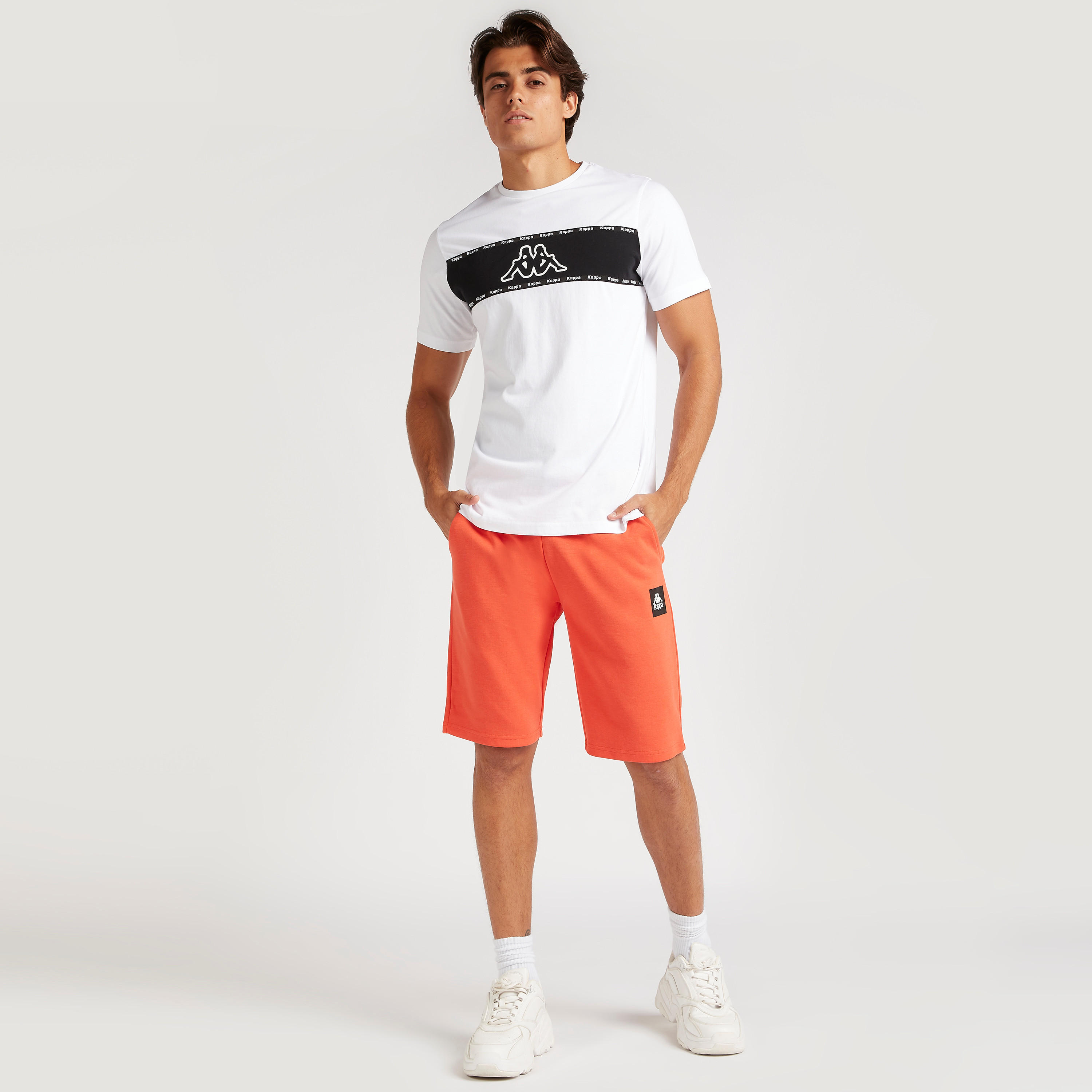 Kappa Printed Crew Neck T-shirt with Short Sleeves-men-clothing-sportswearandactivewear-tshirtsandpolos-image-2