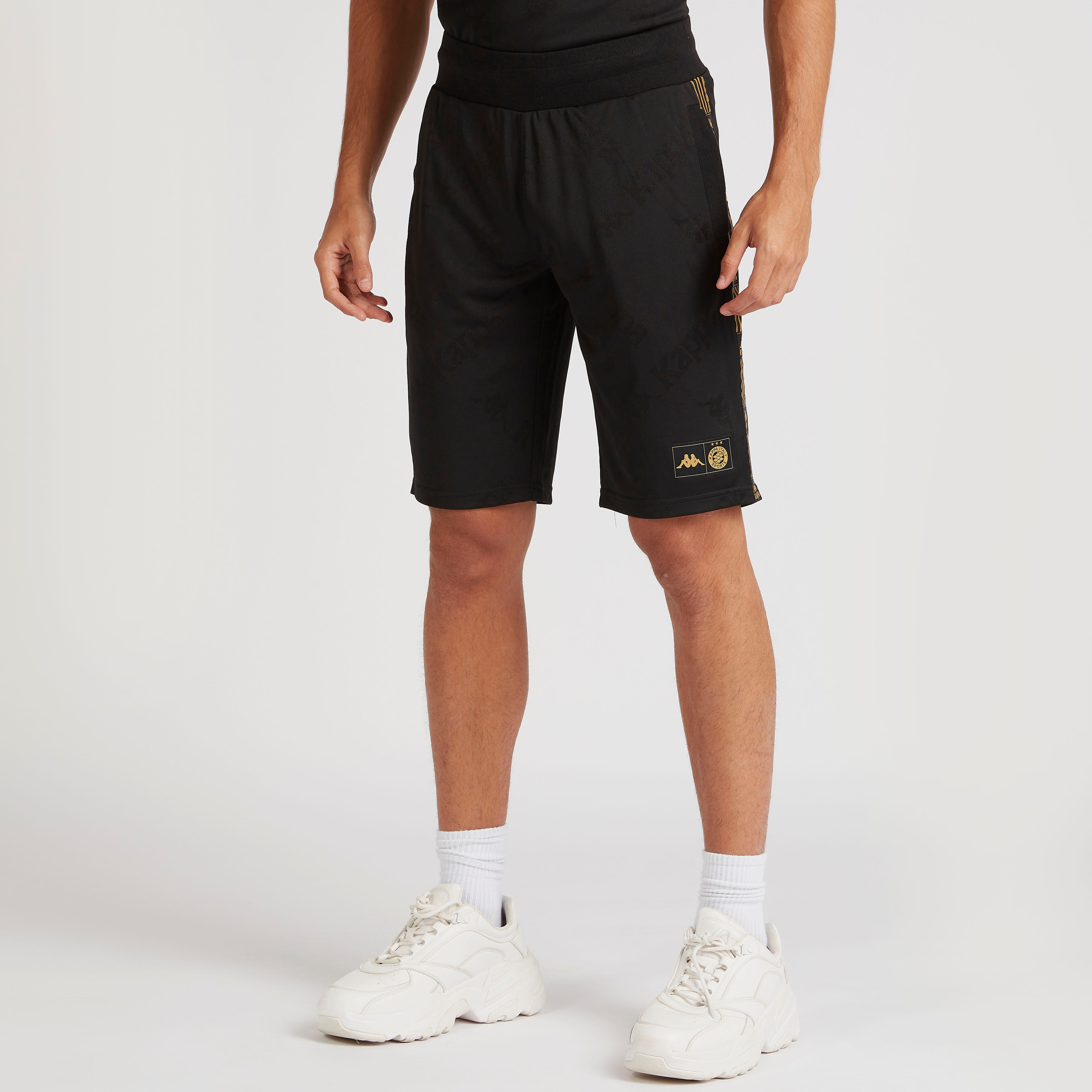 Kappa Printed Shorts with Pockets-men-clothing-sportswearandactivewear-bottoms-image-1