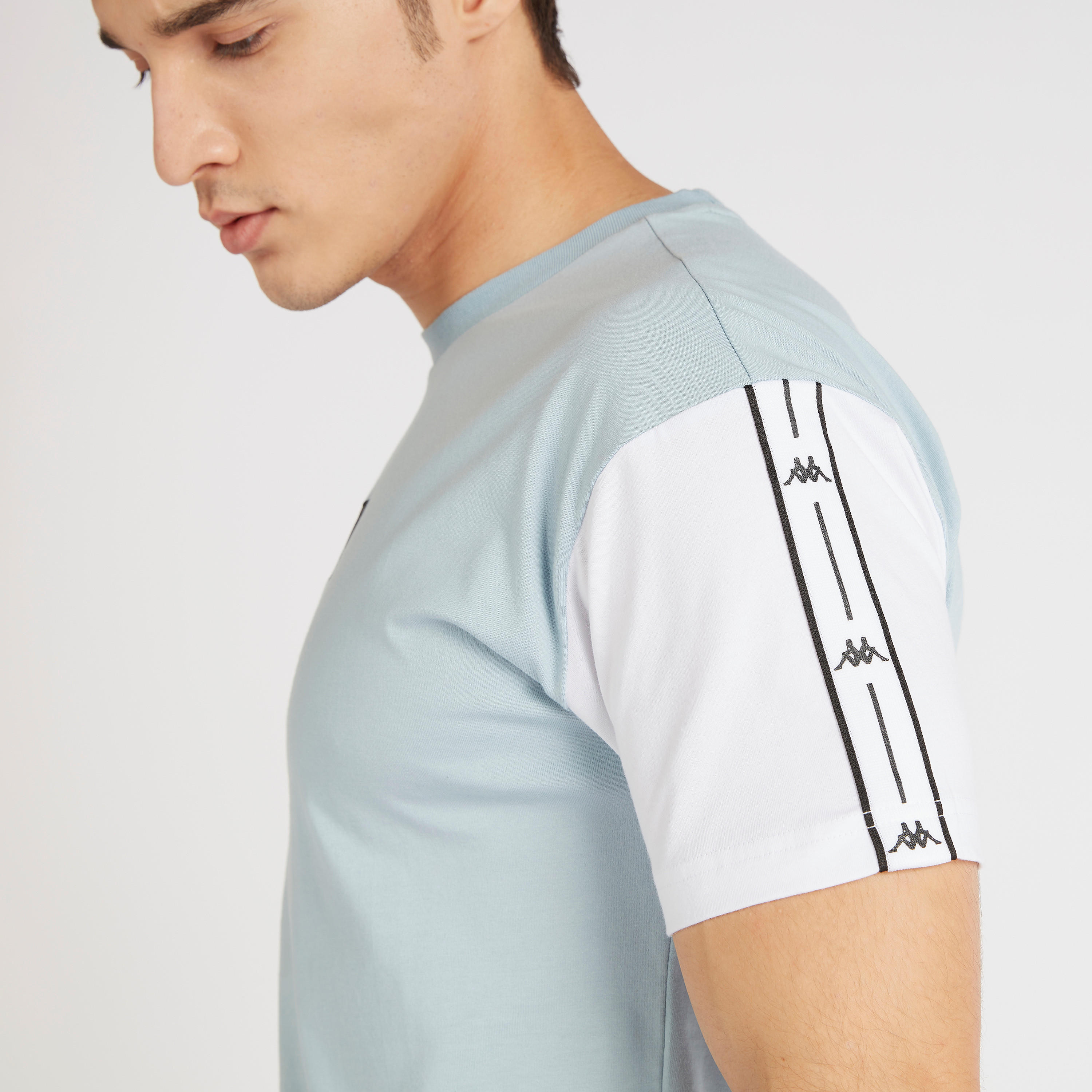 تيشيرت بياقة ضيّقة وأكمام قصيرة من كابا-men-clothing-sportswearandactivewear-tshirtsandpolos-image-5