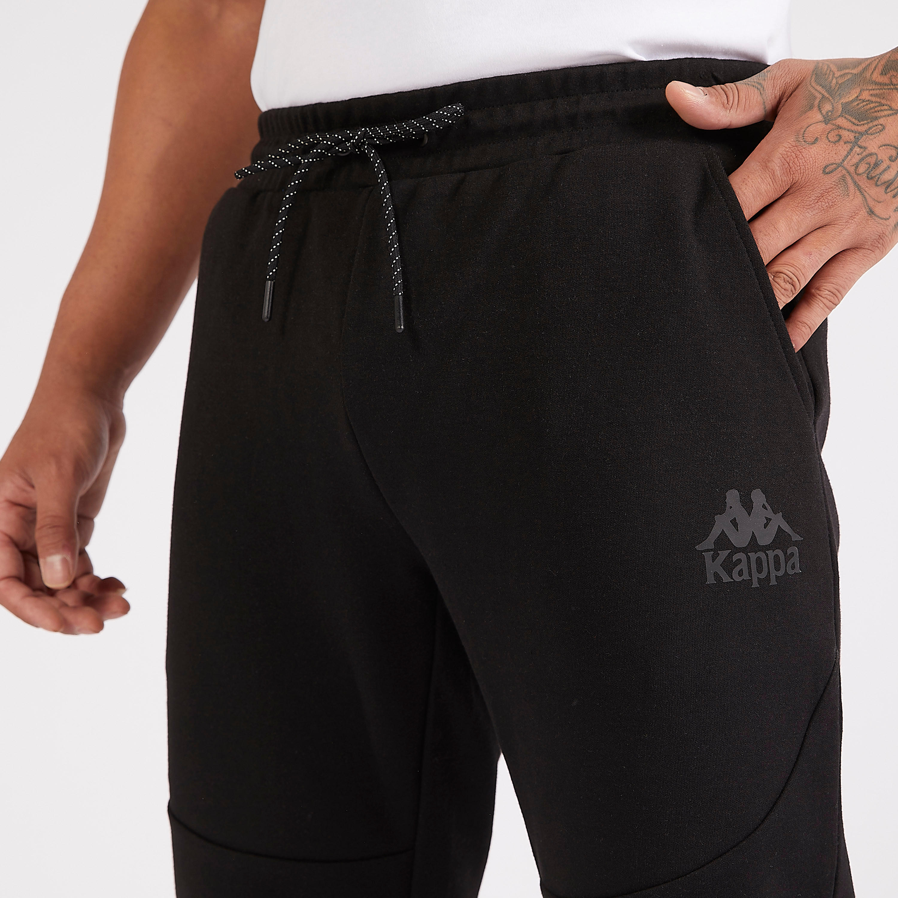 Kappa Solid Track Pants with Drawstring and Pockets-men-clothing-sportswearandactivewear-tracksuits-image-3
