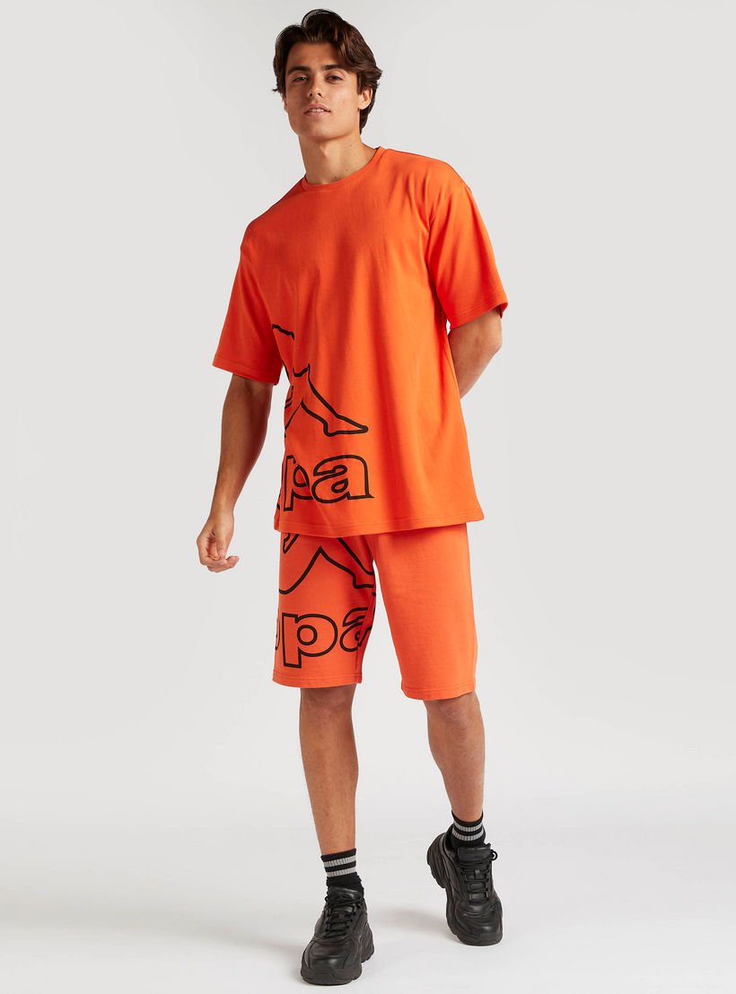 Kappa Printed Shorts with Drawstring Closure-men-clothing-sportswearandactivewear-bottoms-image-2