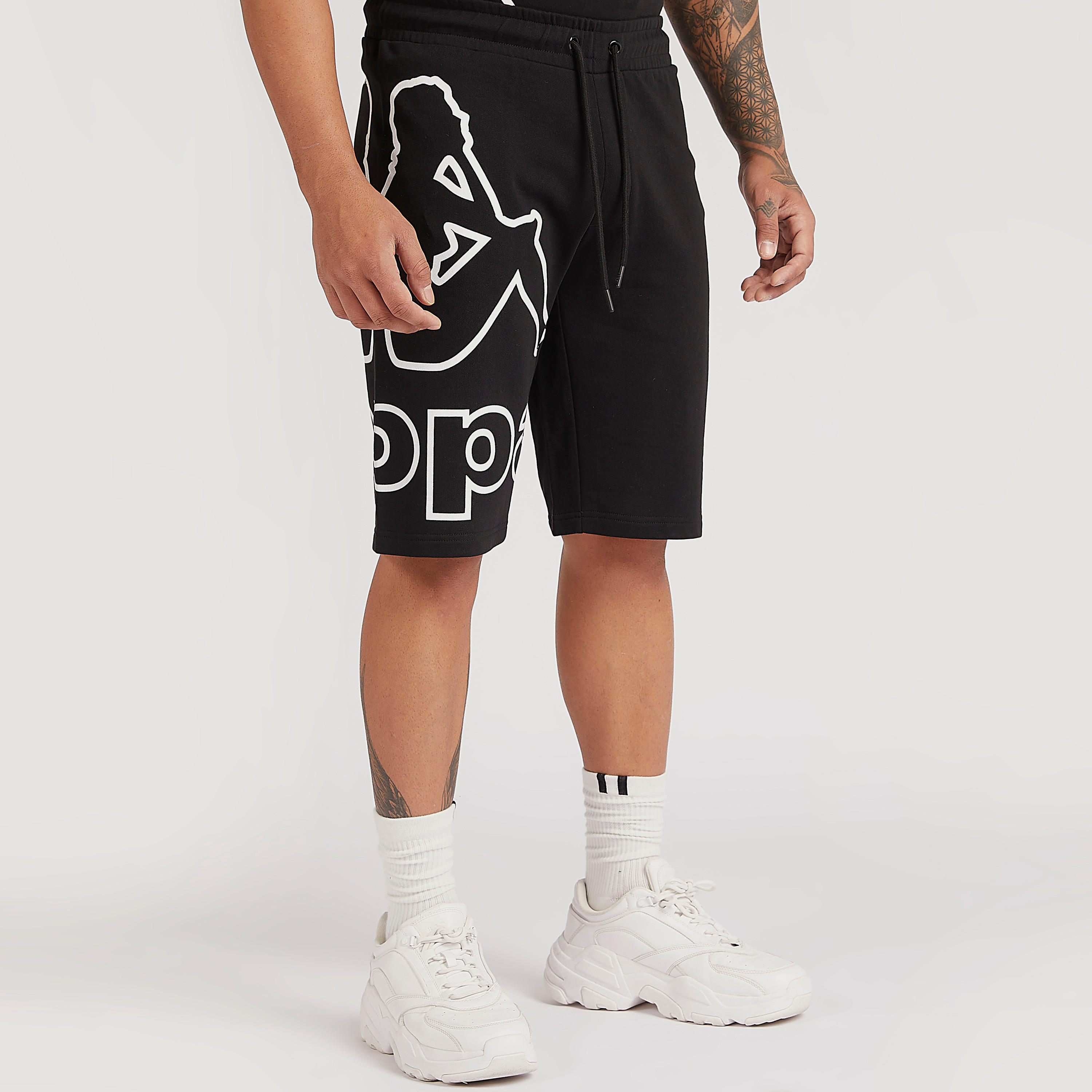 Kappa Printed Shorts with Drawstring Closure-men-clothing-sportswearandactivewear-bottoms-image-1